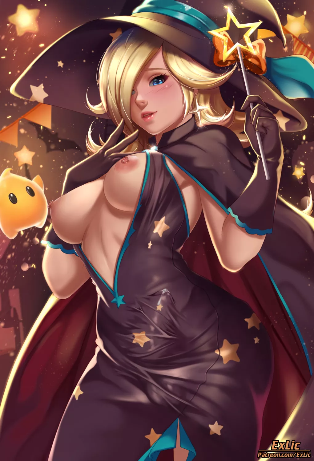 Rosalina Witchy Halloween (Exlic) [Mario]