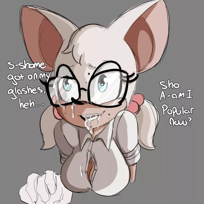 Rouge back in her younger days. Funny to see how much she would change. (inuyuru)