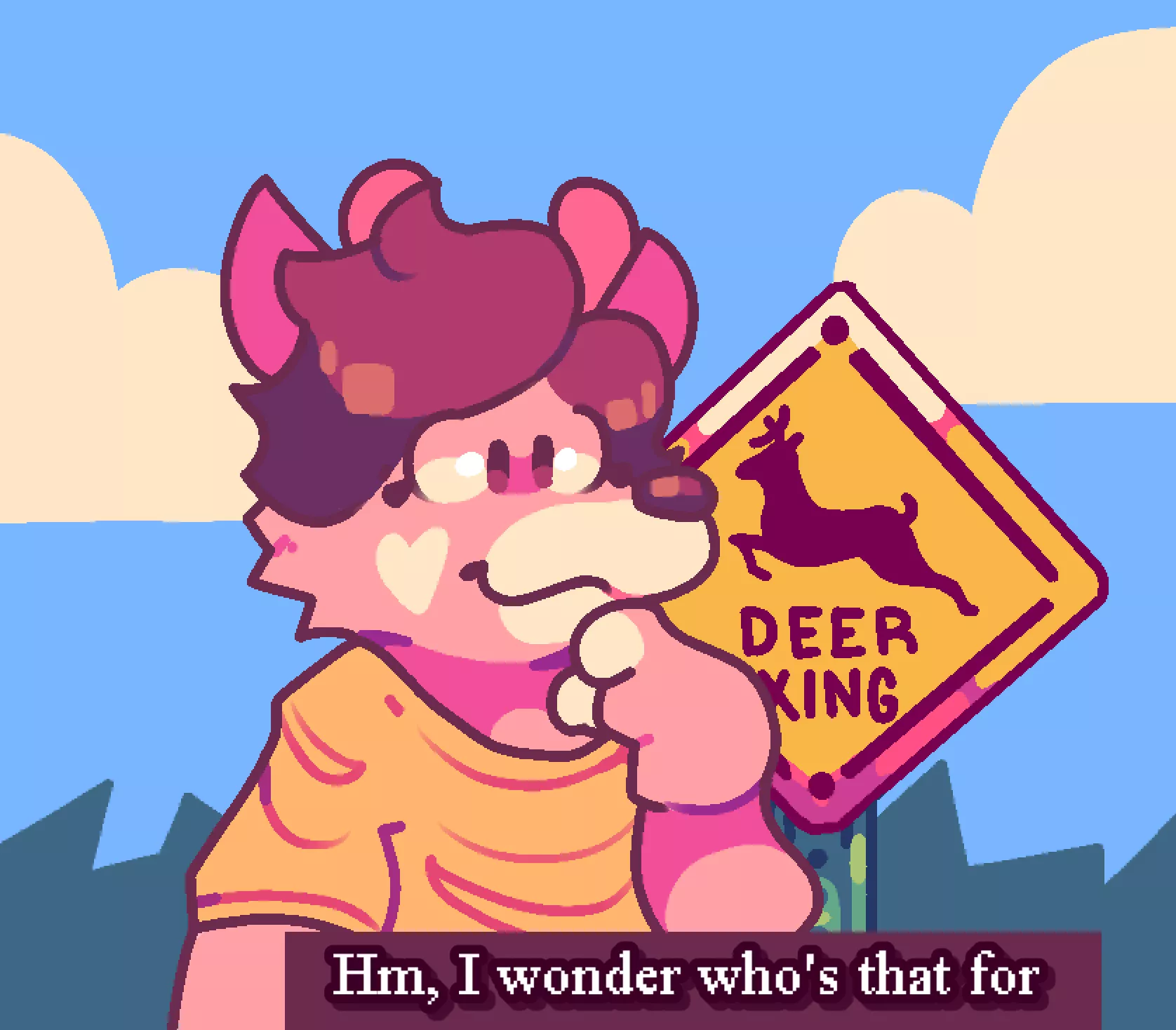 Rowdy deer