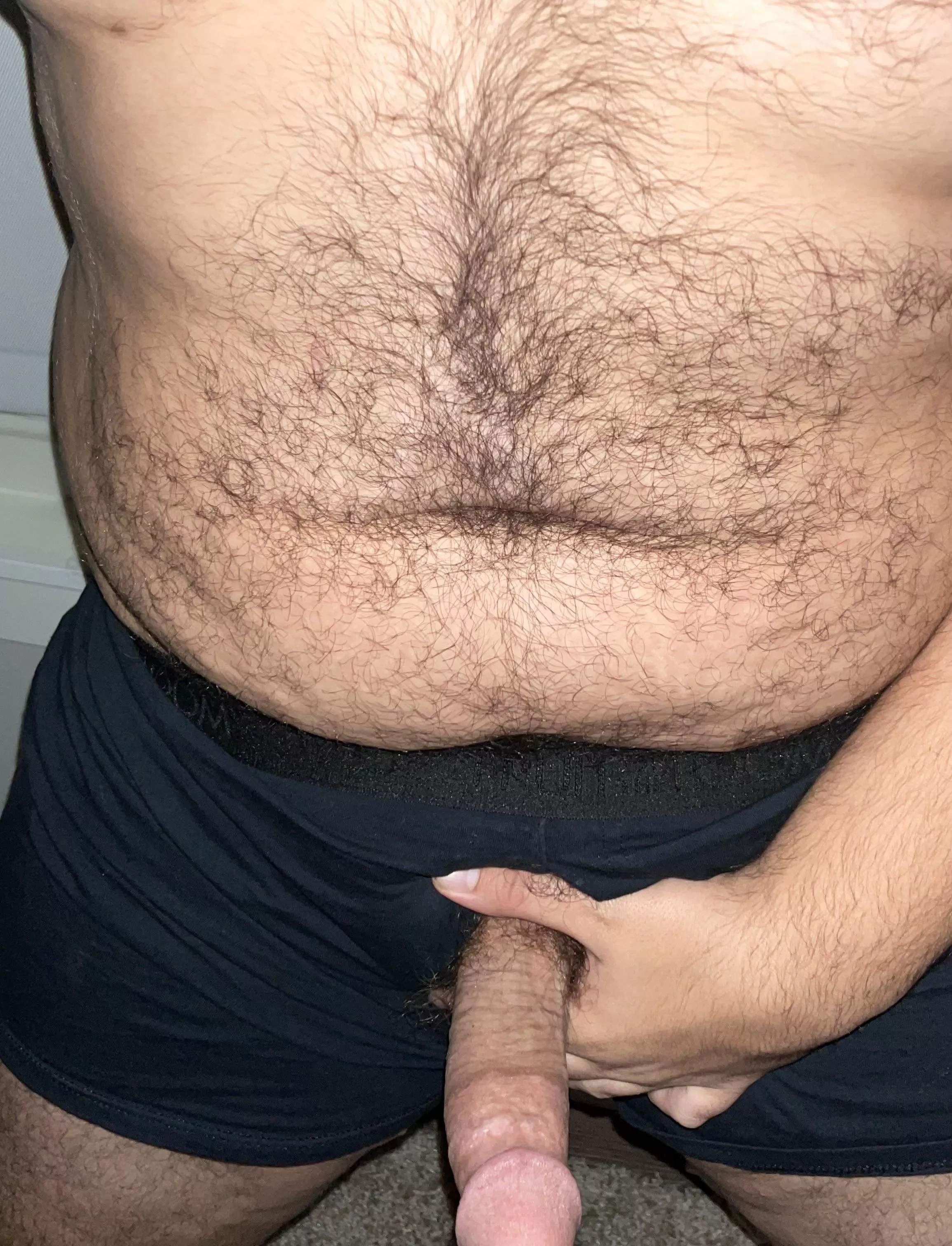 Rub my fur while you suck my cock