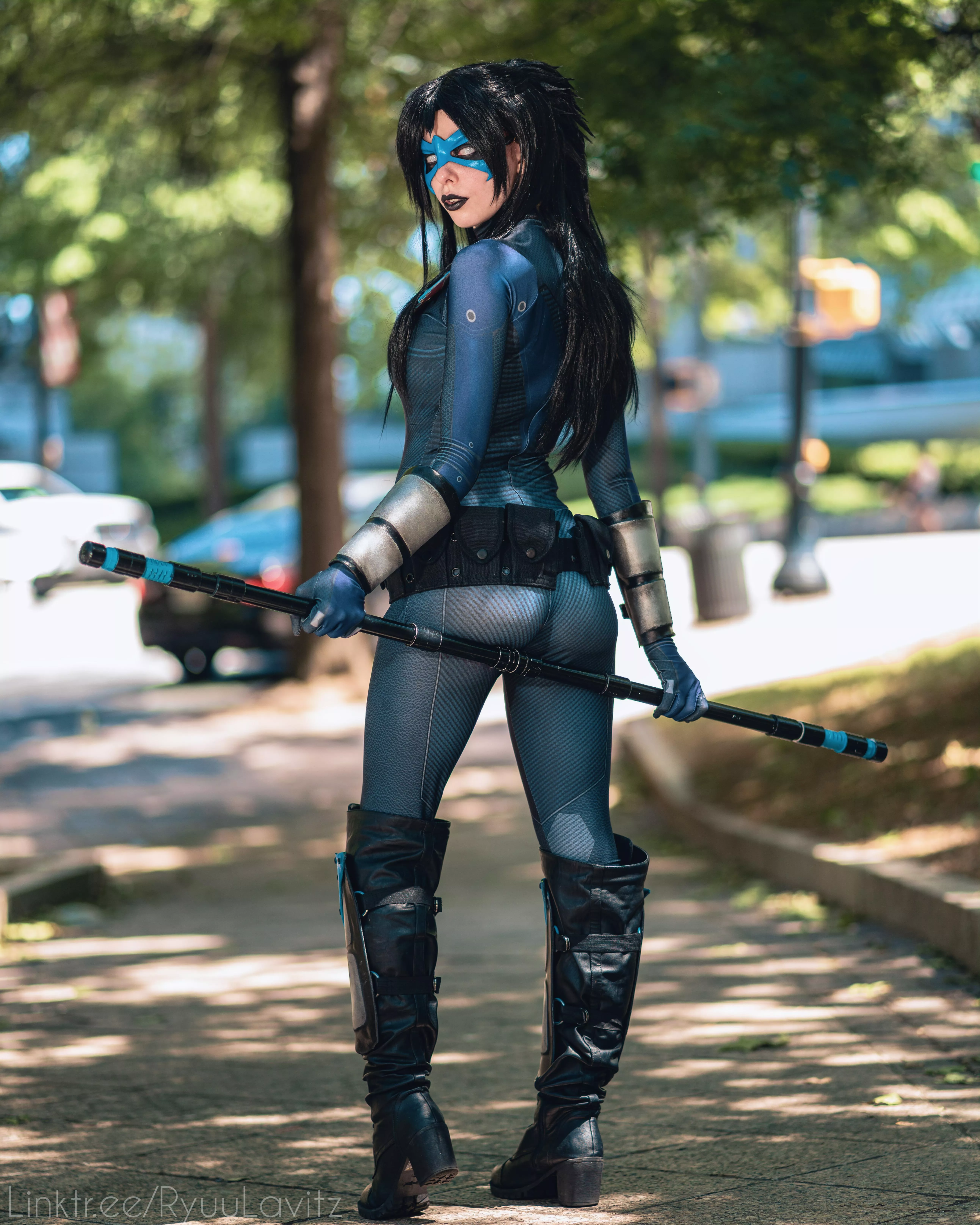 Ryuu Lavitz as Nightwing (Photocred: Candid John Kim)