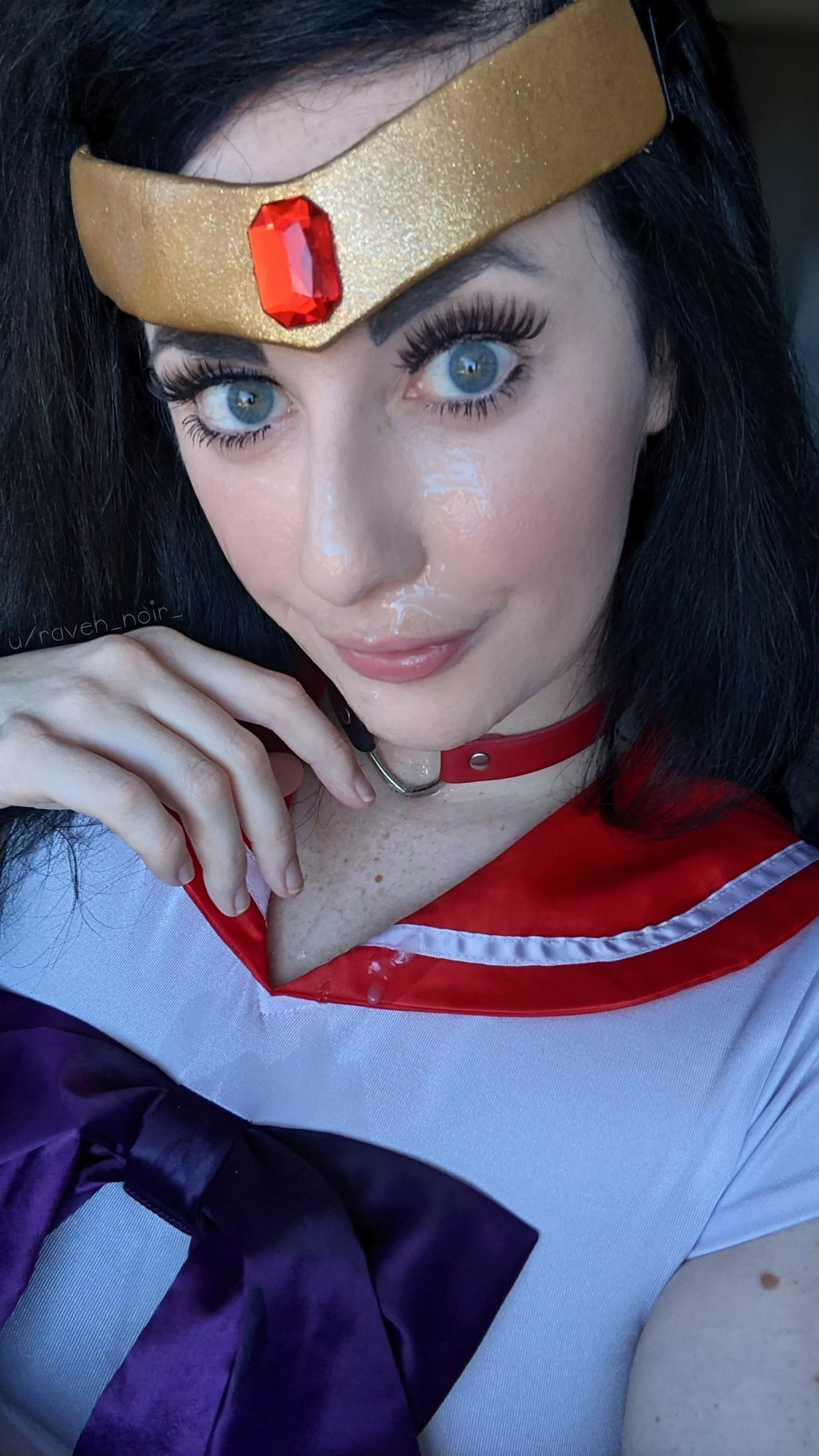 Sailor Mars gets a facial by Raven Noir