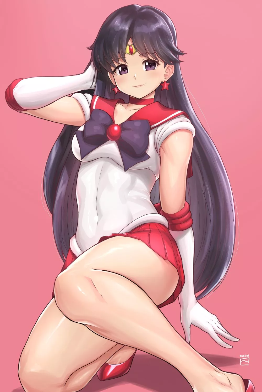 Sailor Mars' perfect thighs