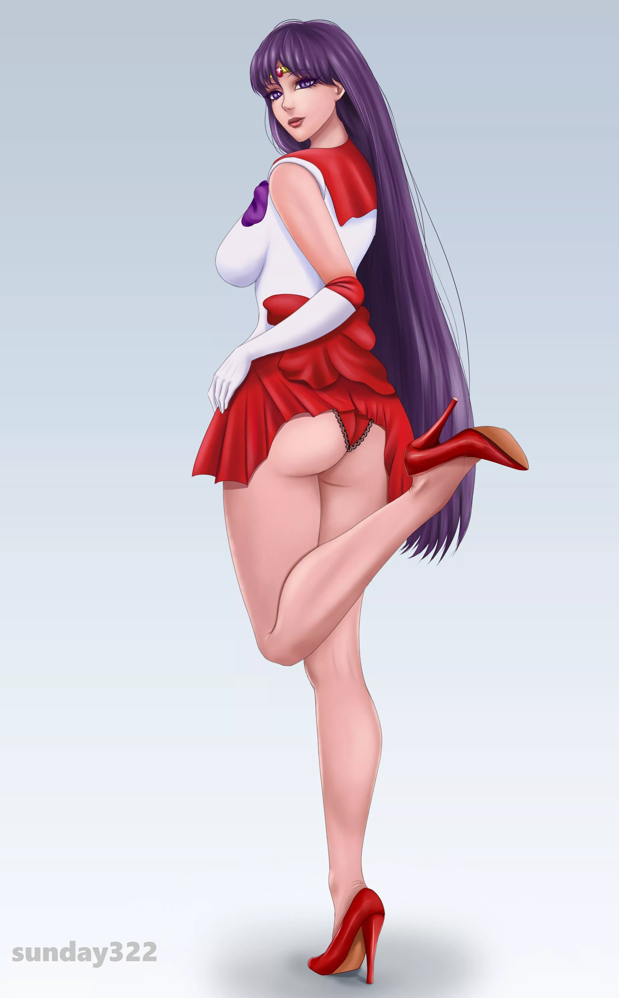 Sailor Mars upskirt