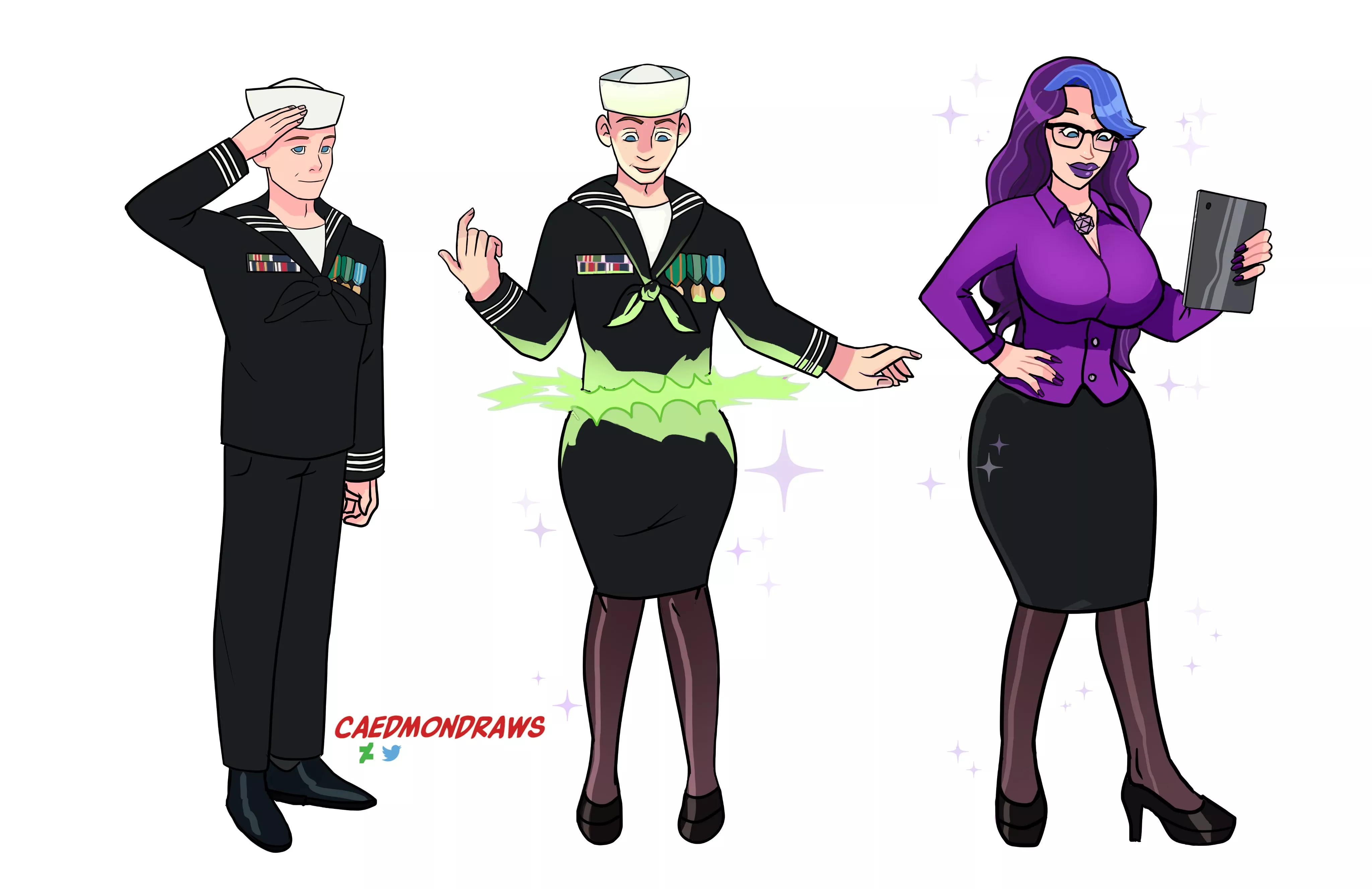 Sailor Transformation Sequence [MTF/TGTF] - CaedmonDraws