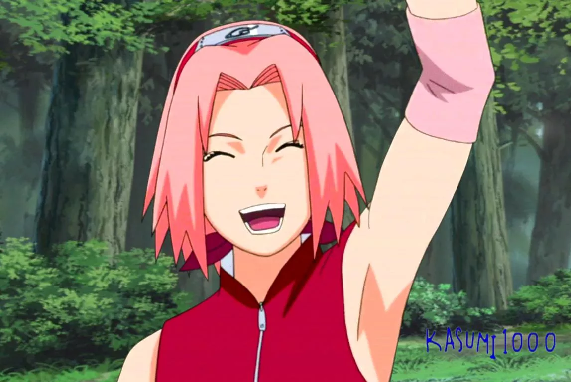 Sakura Haruno Presenting Armpits (My Edit)