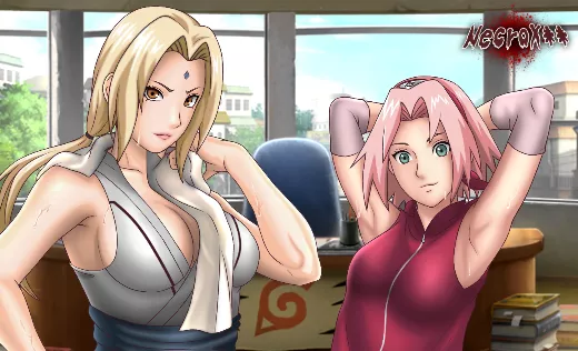 Sakura Haruno & Tsunade (Armpit Showing)[NecroXxx]