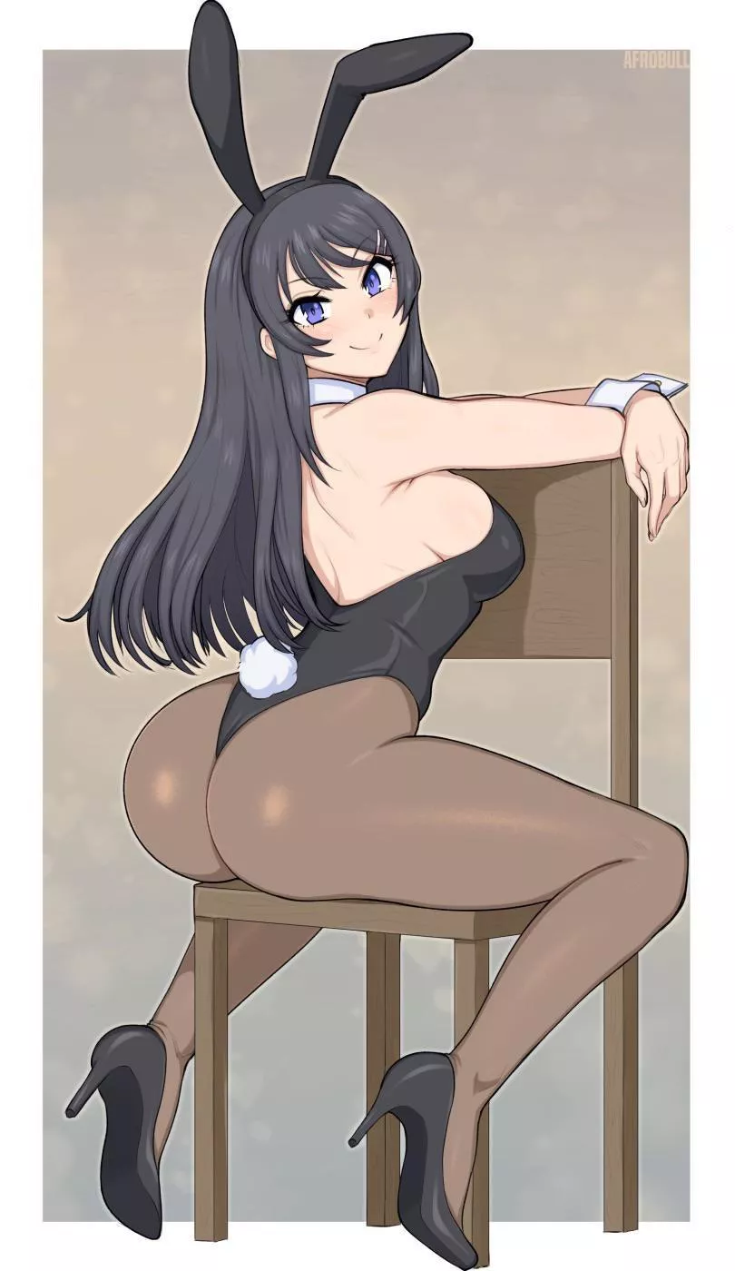 Sakurajima Mai (Afrobull) [Rascal Does Not Dream of Bunny Girl Senpai]