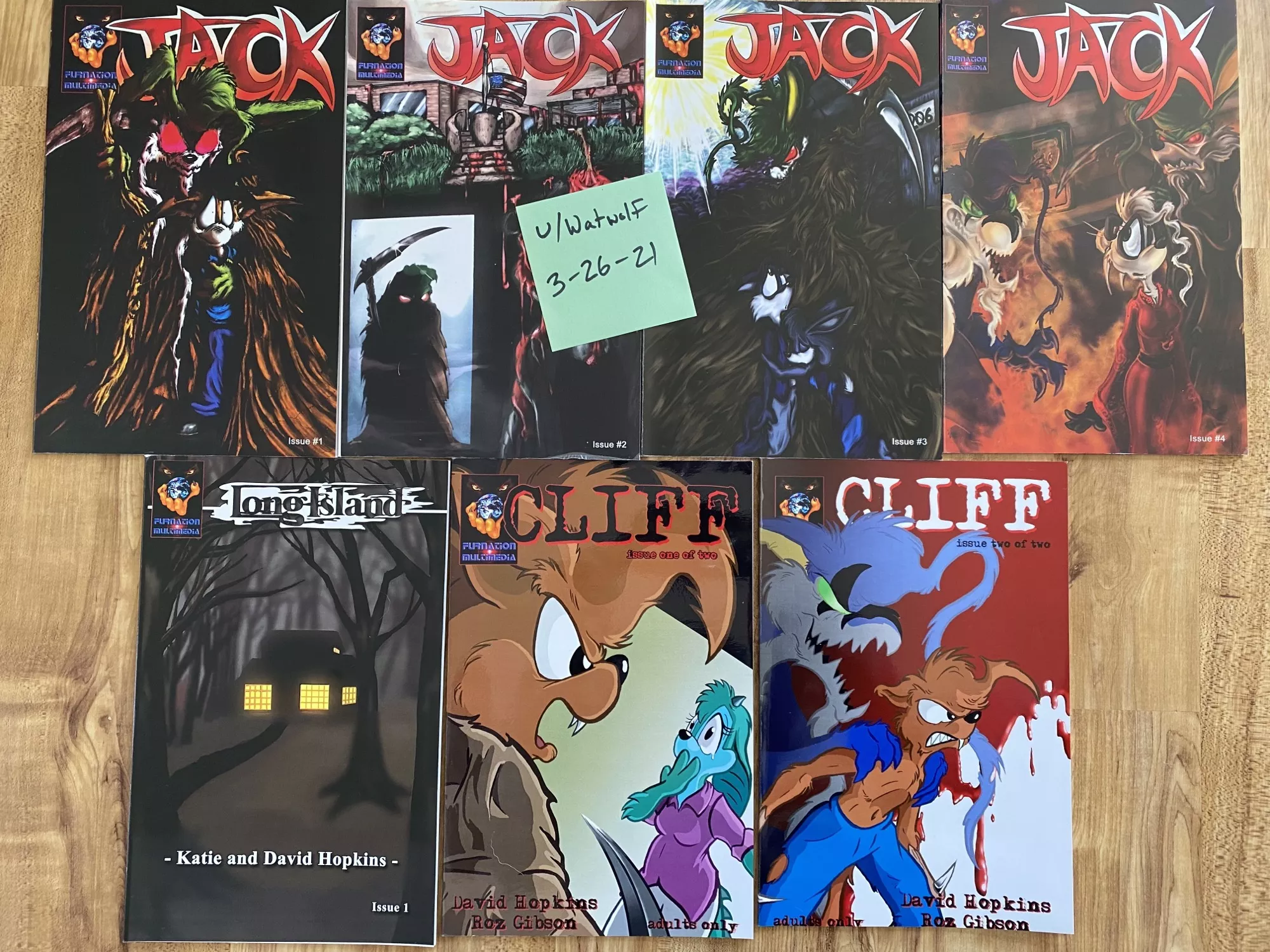 Sale:Dark Furry Comics $20+shipping