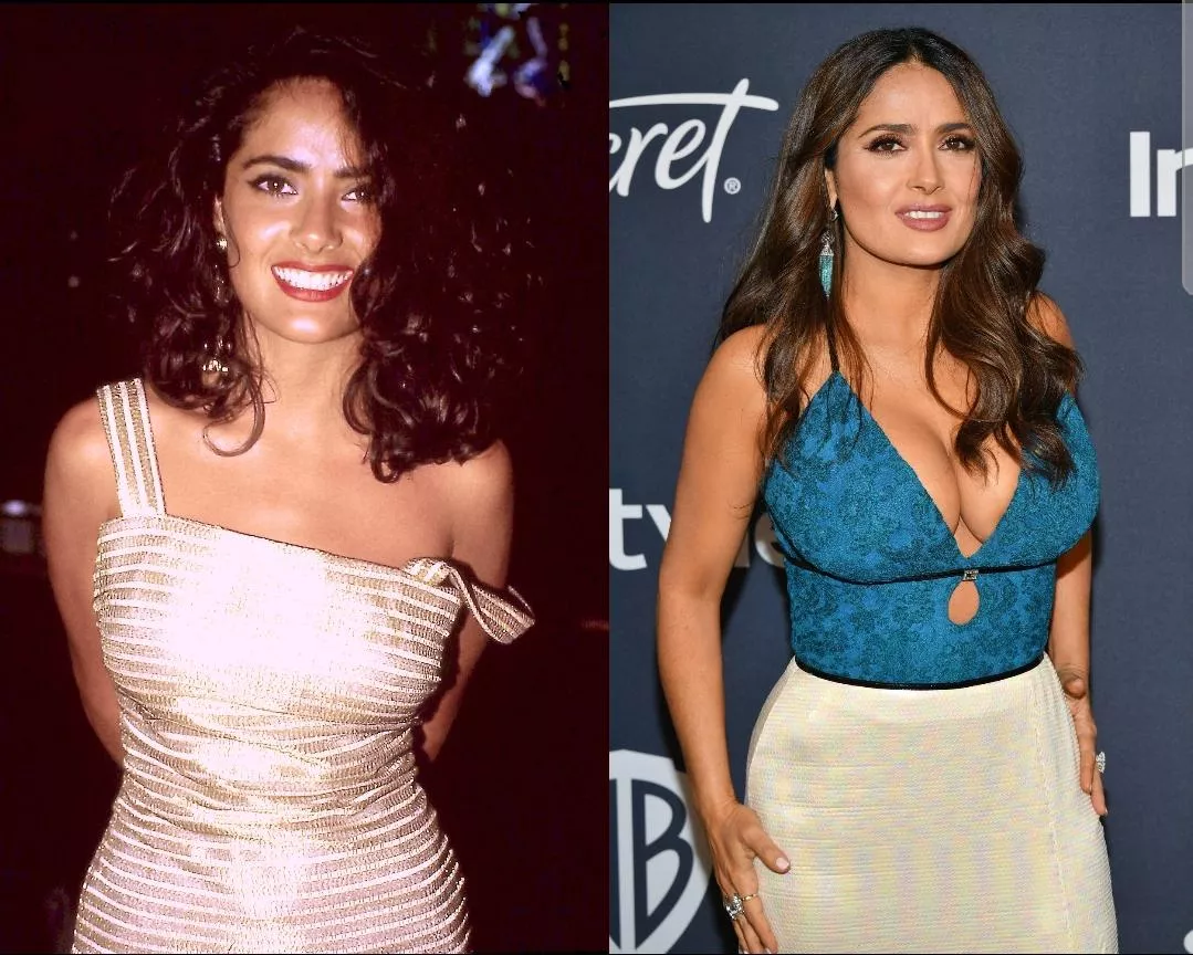 Salma Hayek ðŸ¥µðŸ’¦ 1990 vs 2020