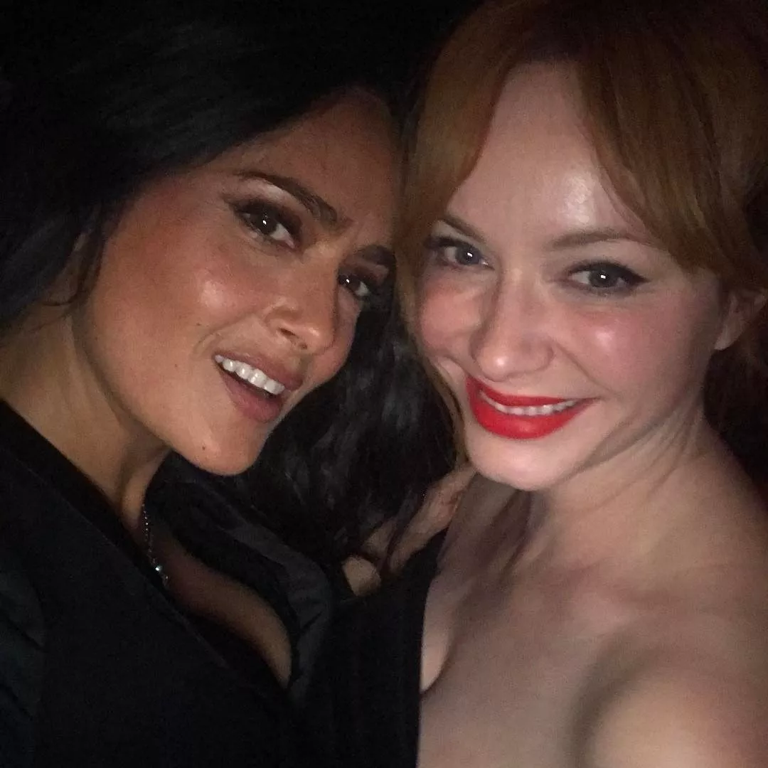 Salma Hayek and Christina Hendricks