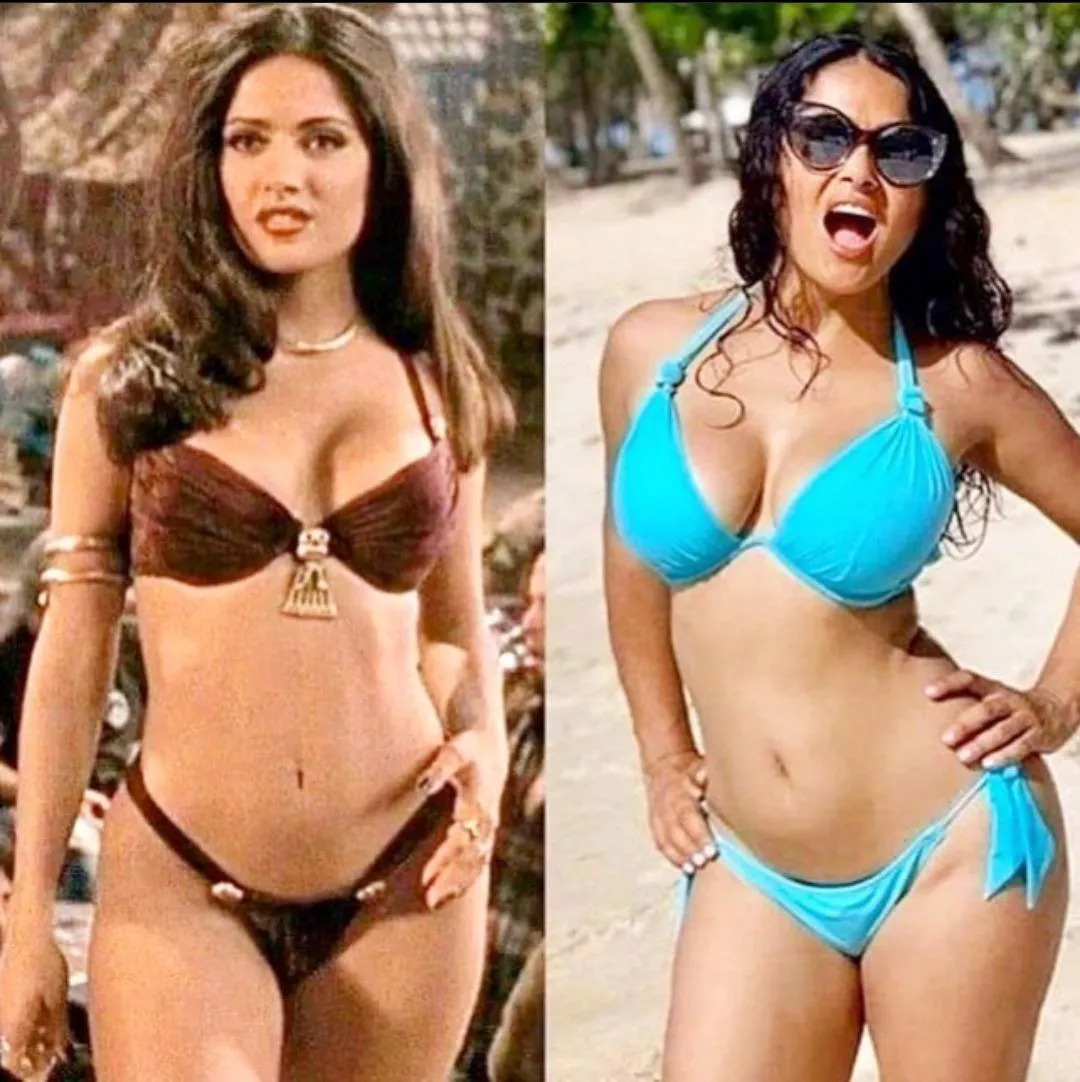 Salma Hayek has yet to leave her prime 😳