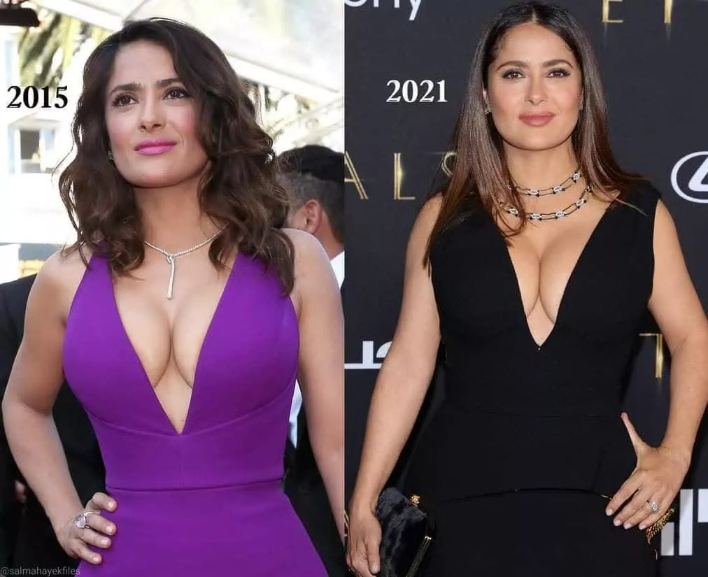 Salma Hayek- Her tits have aged like fine wine