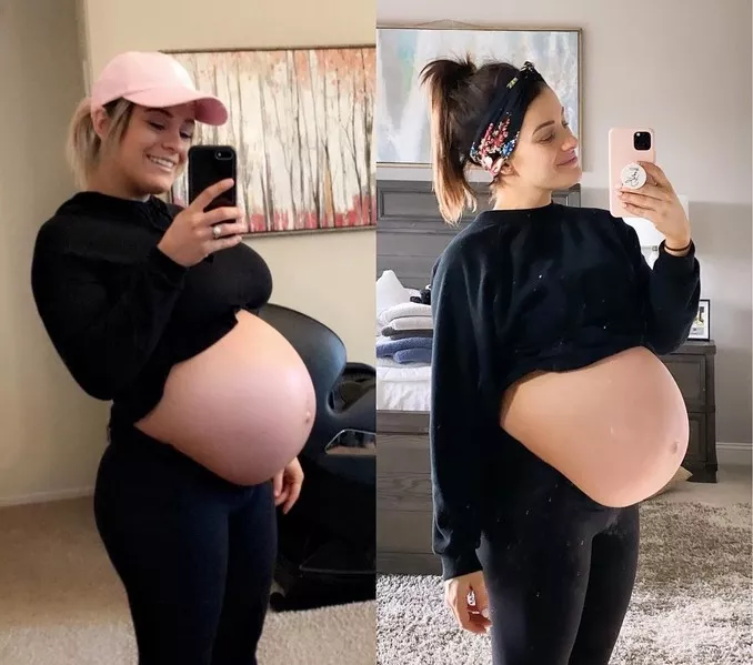 Same size, two different pregnancies