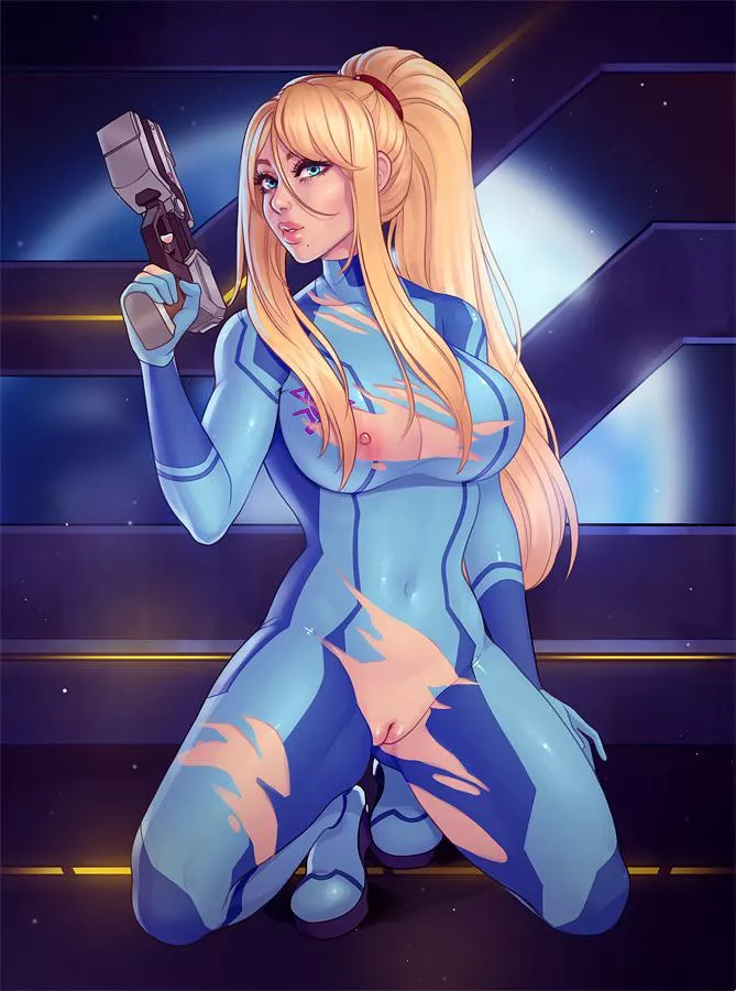 Samus after her battle (Sienna)