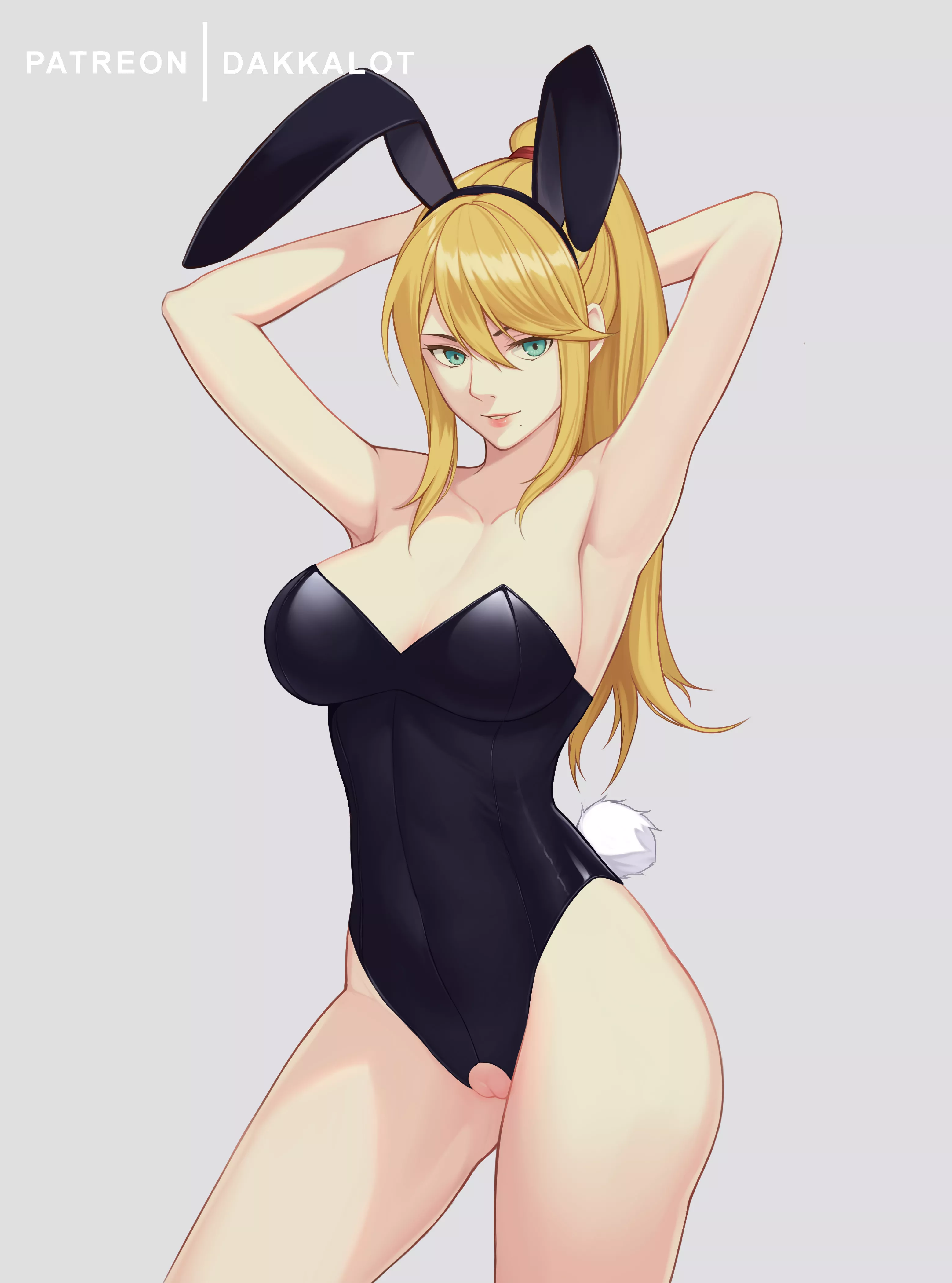 Samus Bunnysuit Cutaway Leotard (Dakkalot) [Metroid]