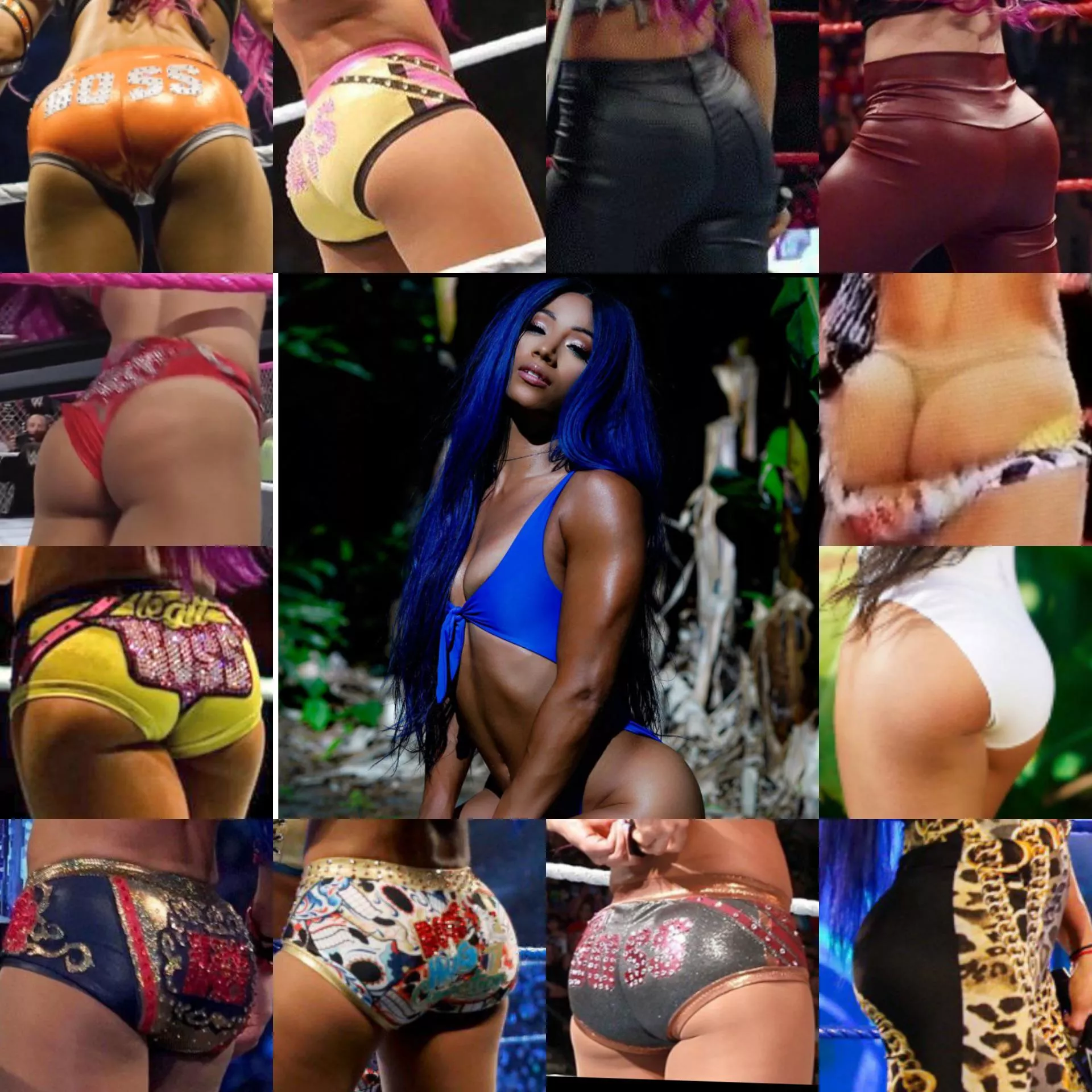 Sasha Banks Booty Appreciation🍑🤤