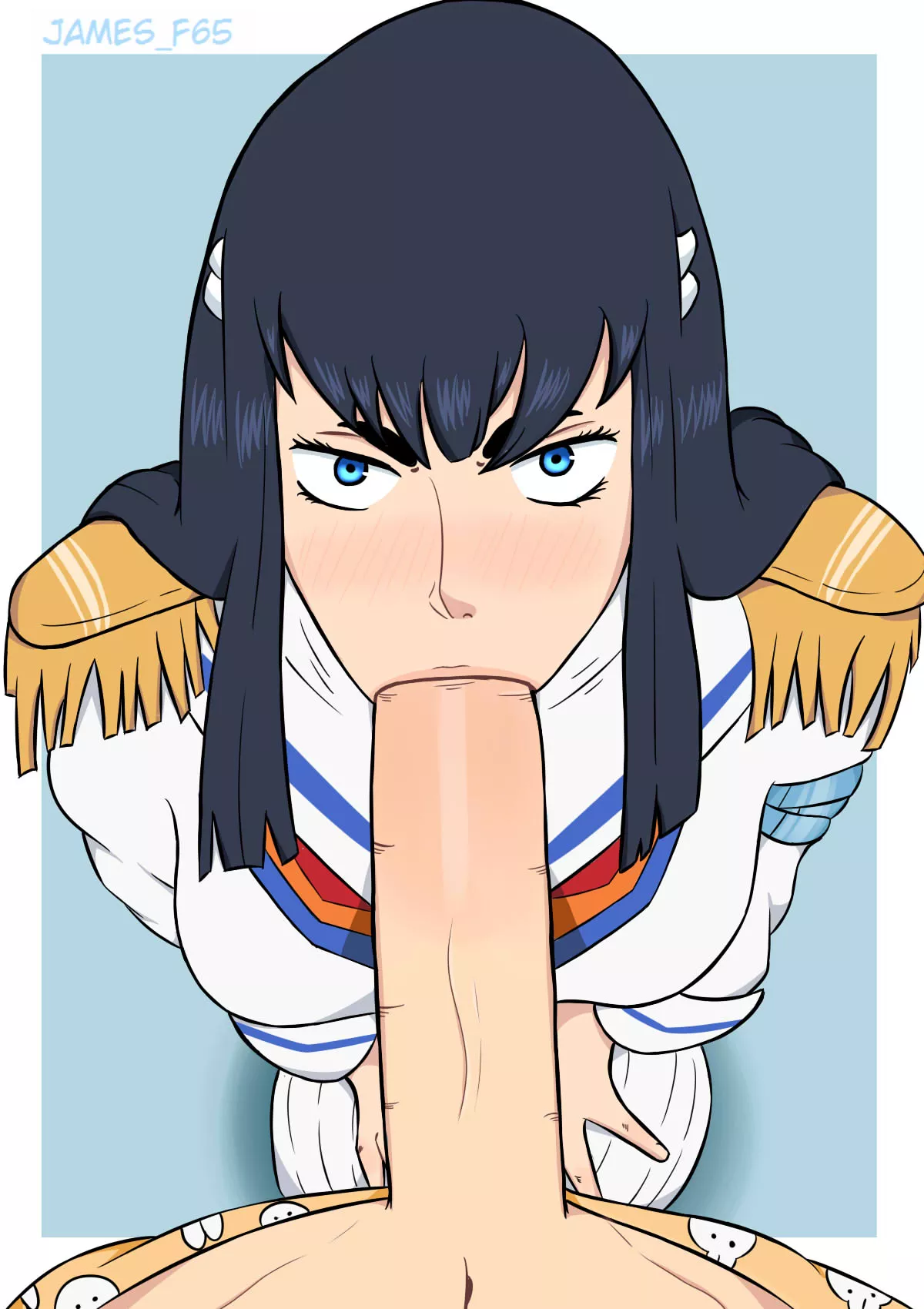 Satsuki sucking (James_F65)