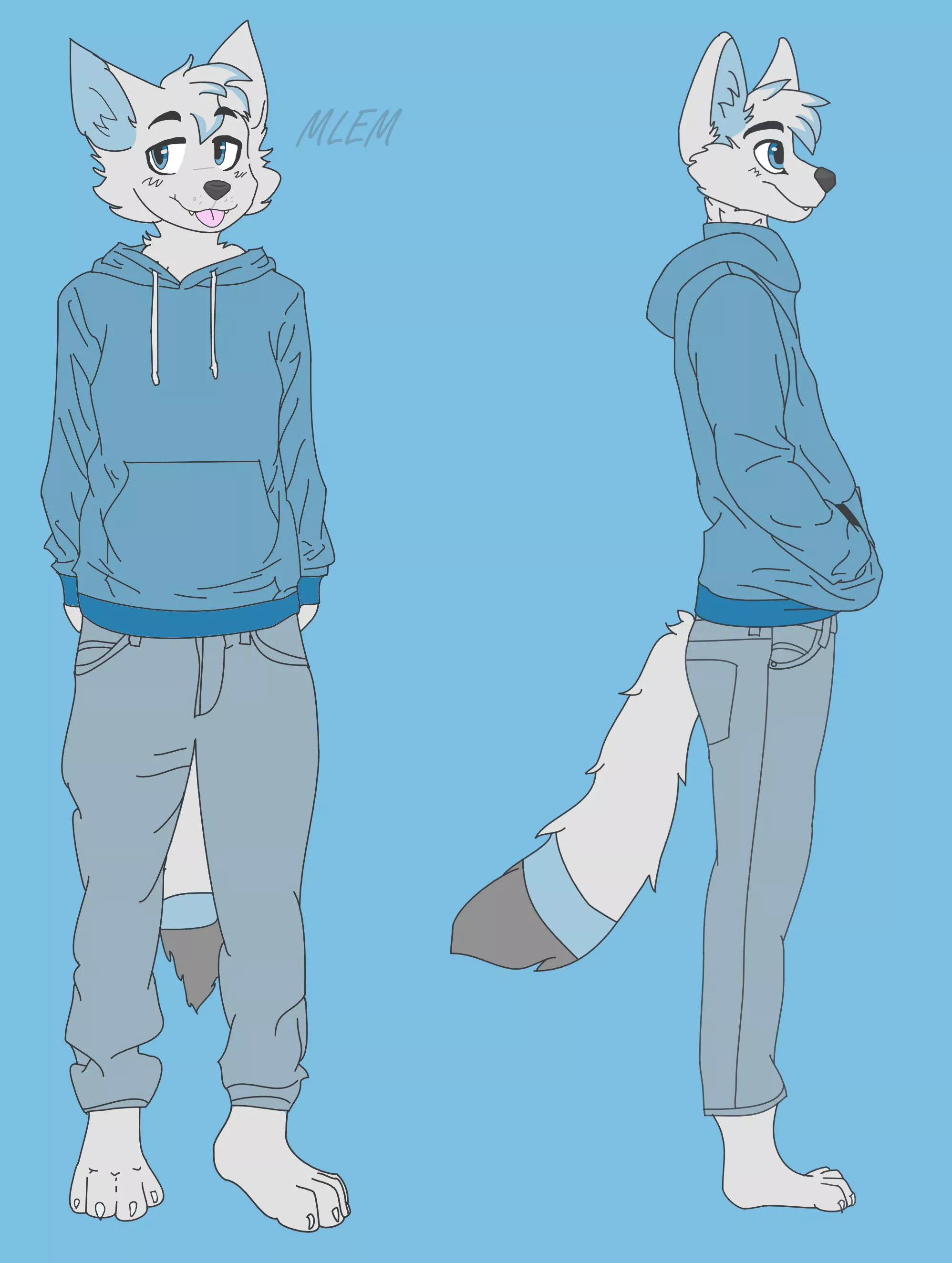 Say hi to my new Fursona, Mike!