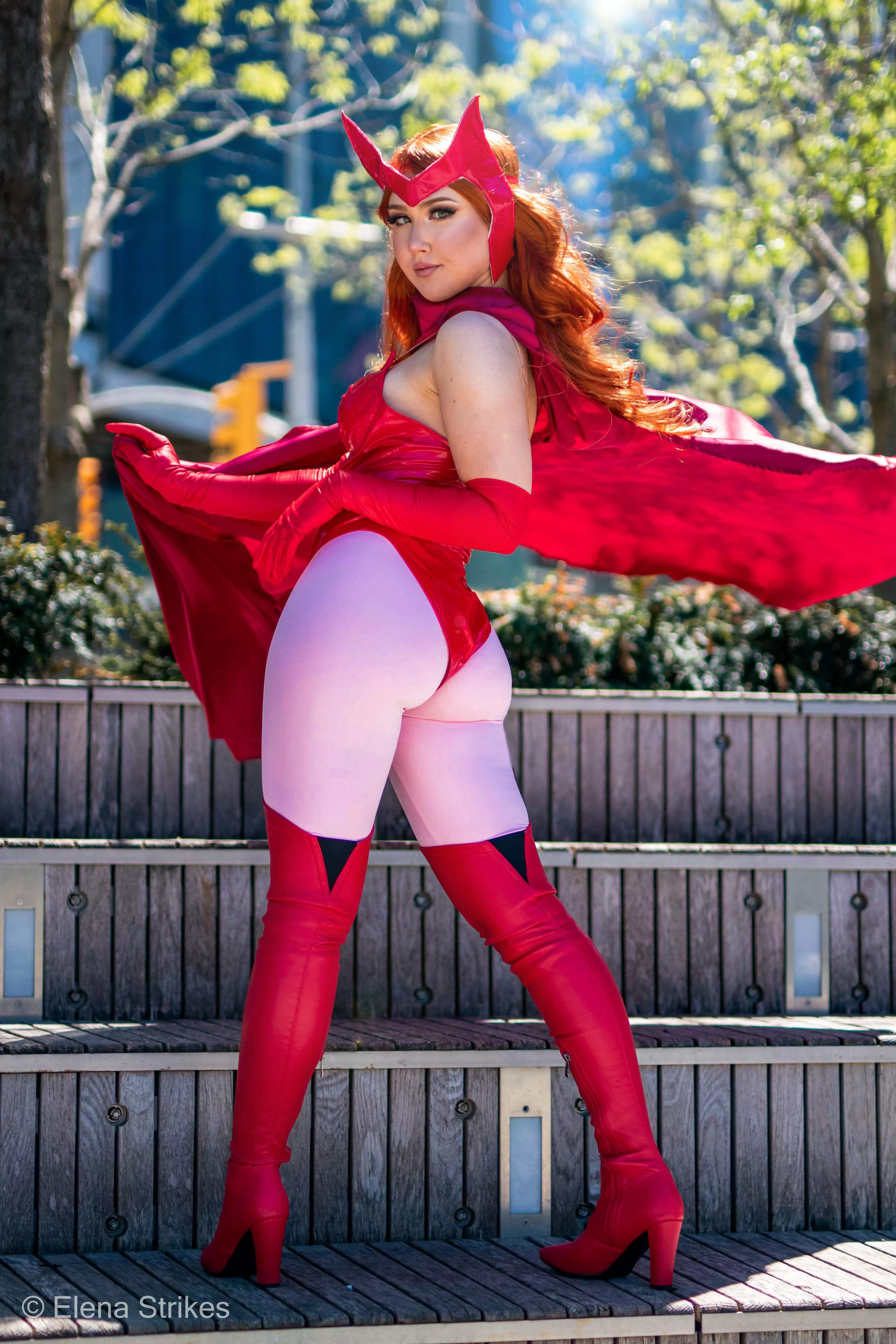 Scarlet Peach ðŸ‘ by Elena Strikes [self]