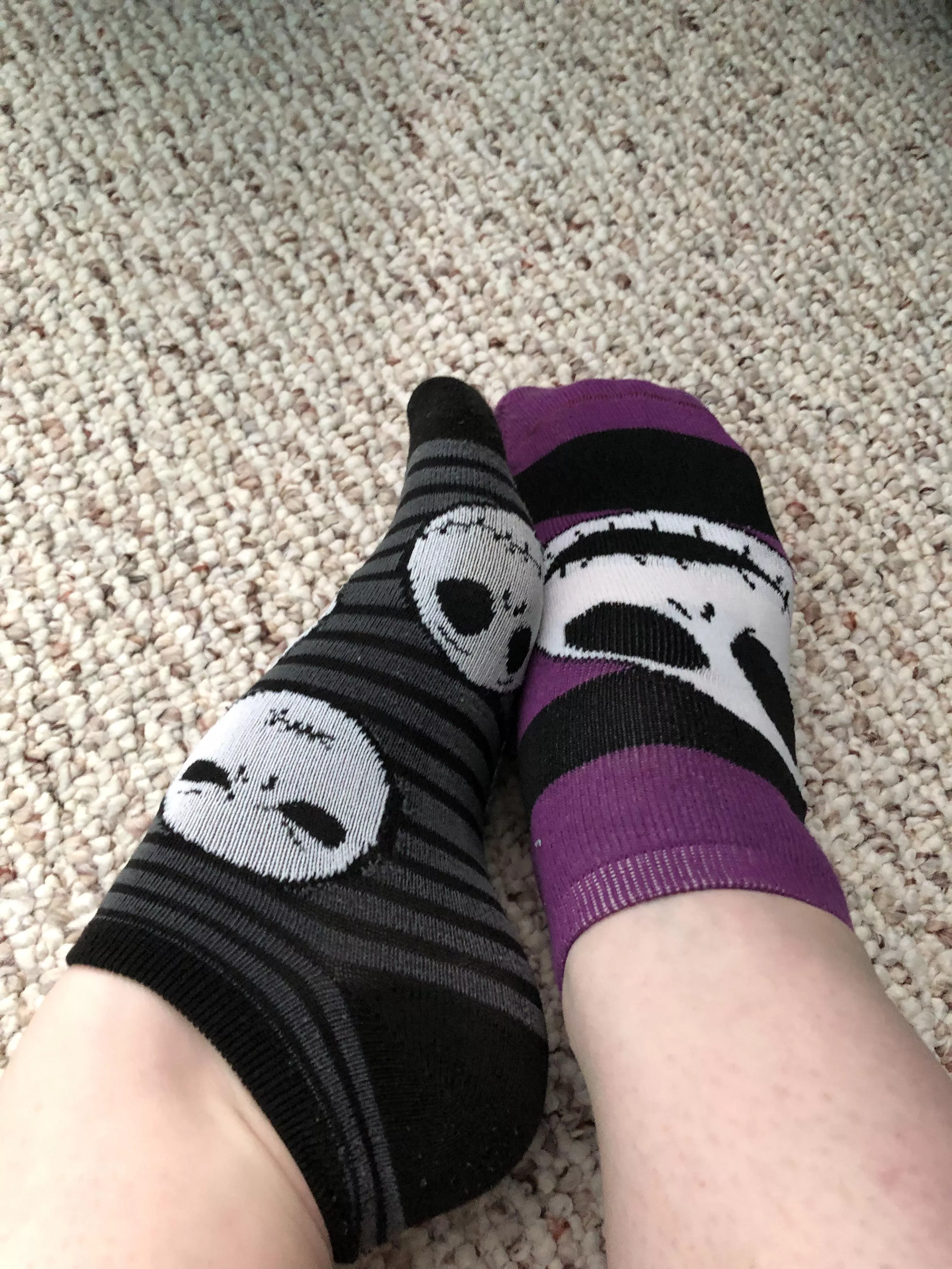 Scary socks for you today!