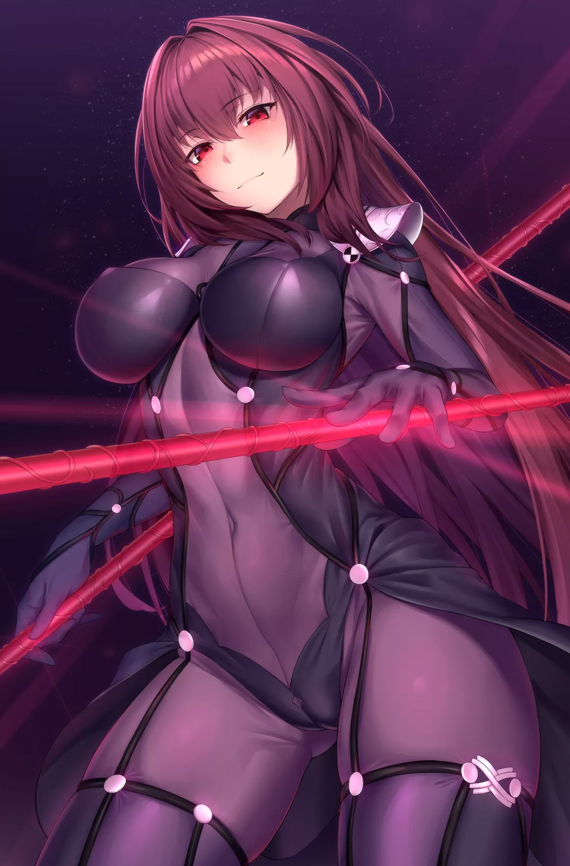 Scathach Running Their Fingers Along Gae Bolg (Lun7732) [Fate]