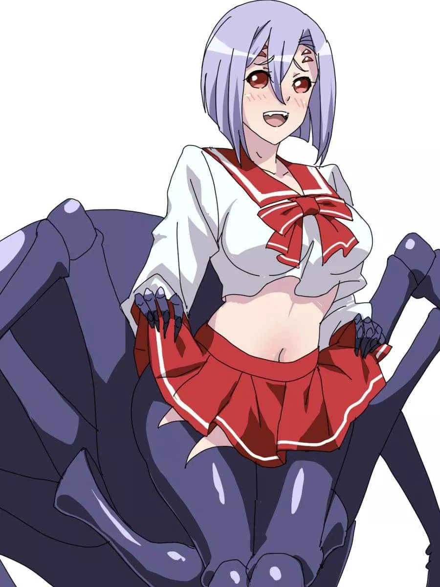 School girl spider!