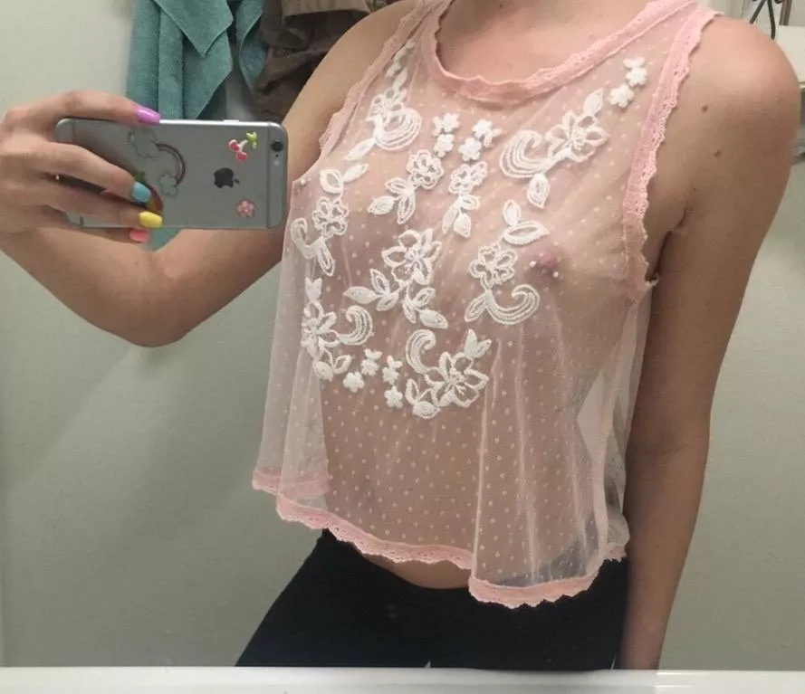 see through top