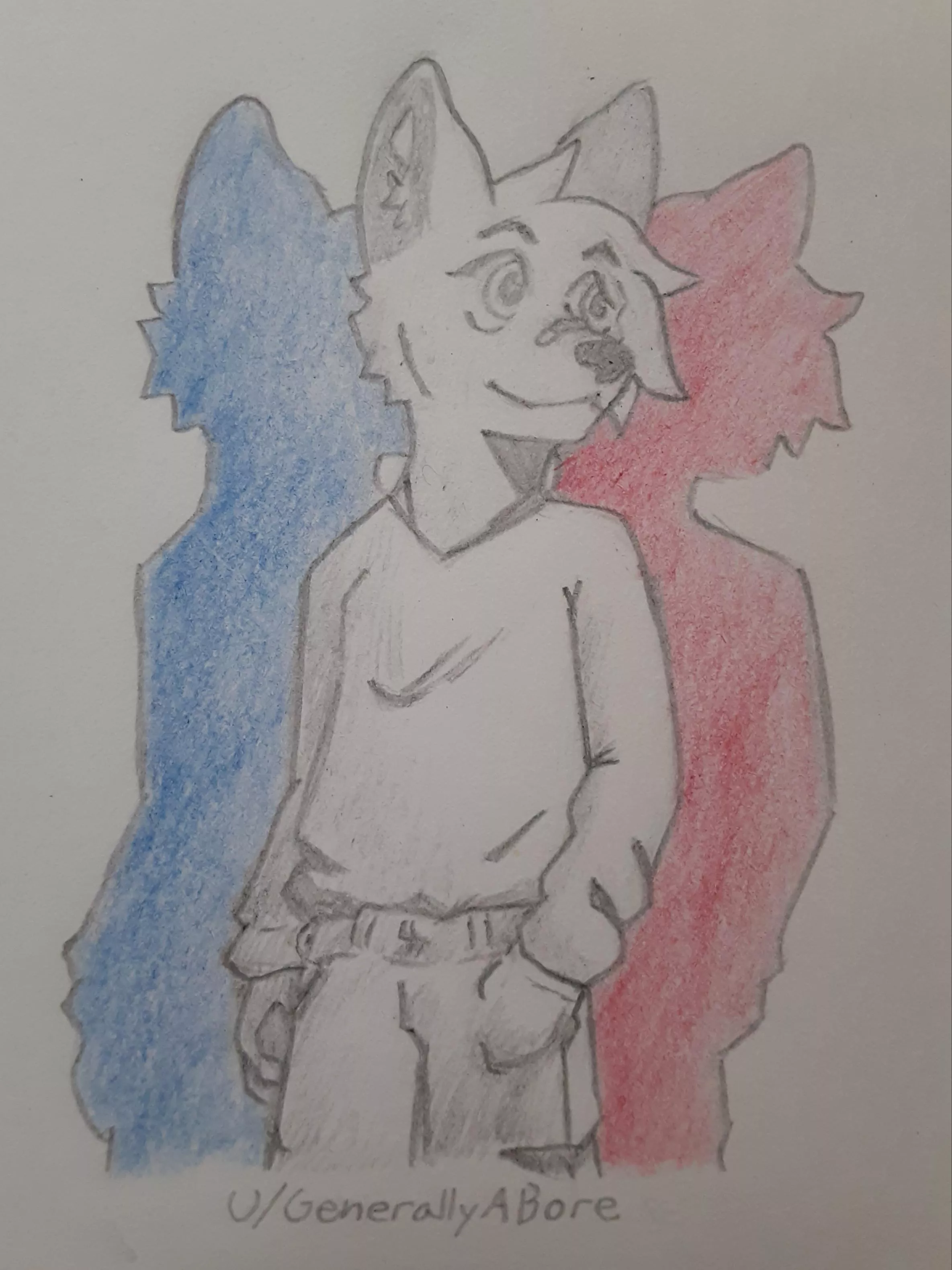 Seeing double (art by me)