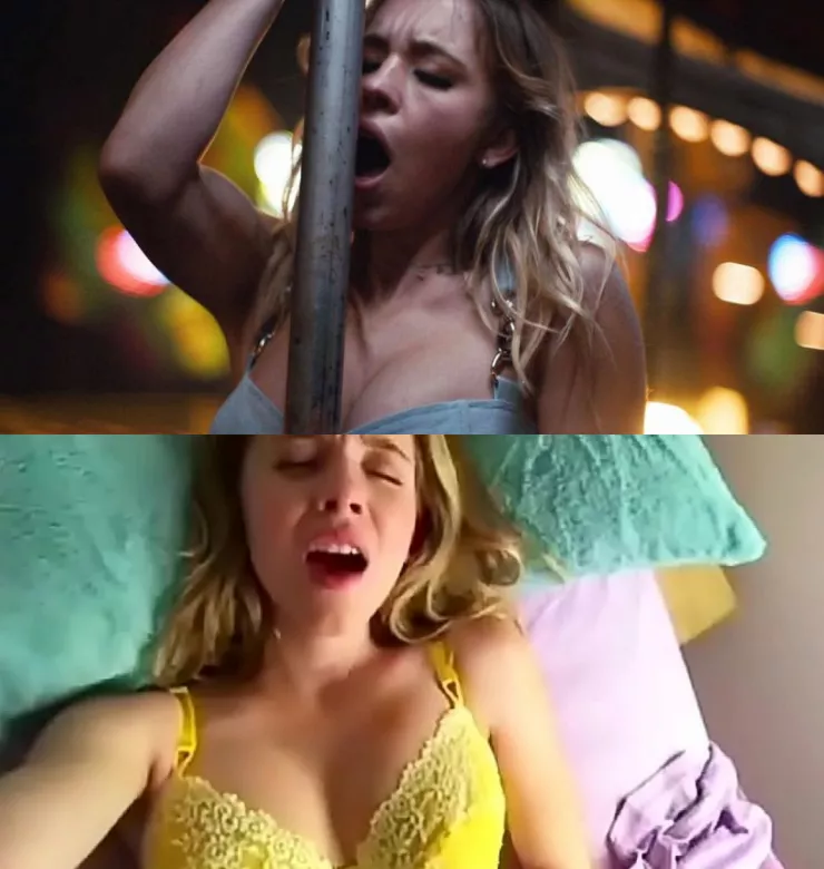 Seeing Sydney Sweeney moan during orgasm drives me crazy