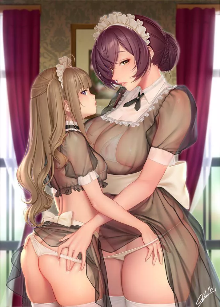 see-through maids are extremely Lustful for some reason