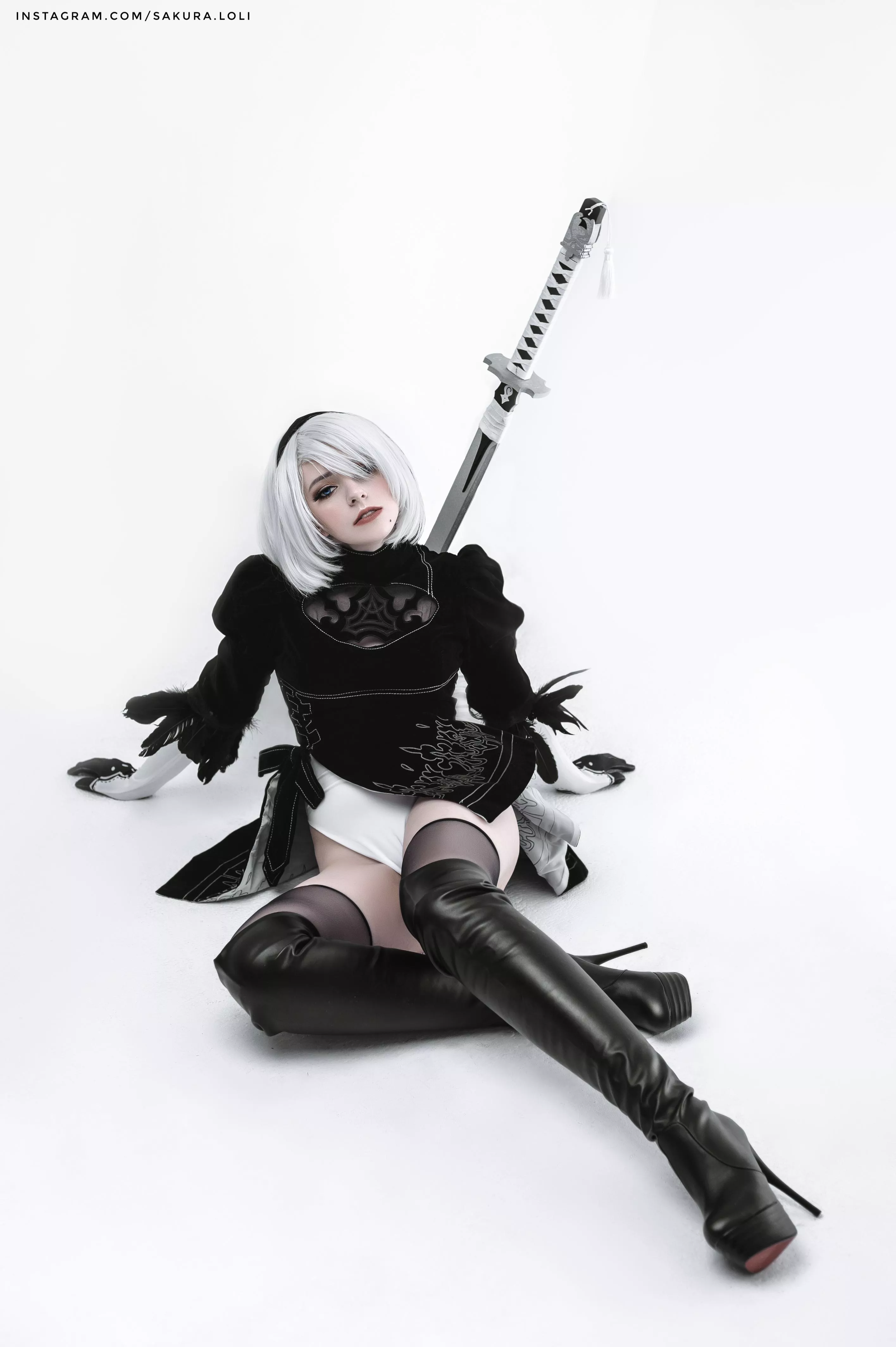 [self] 2B cosplay by Sakura Loli