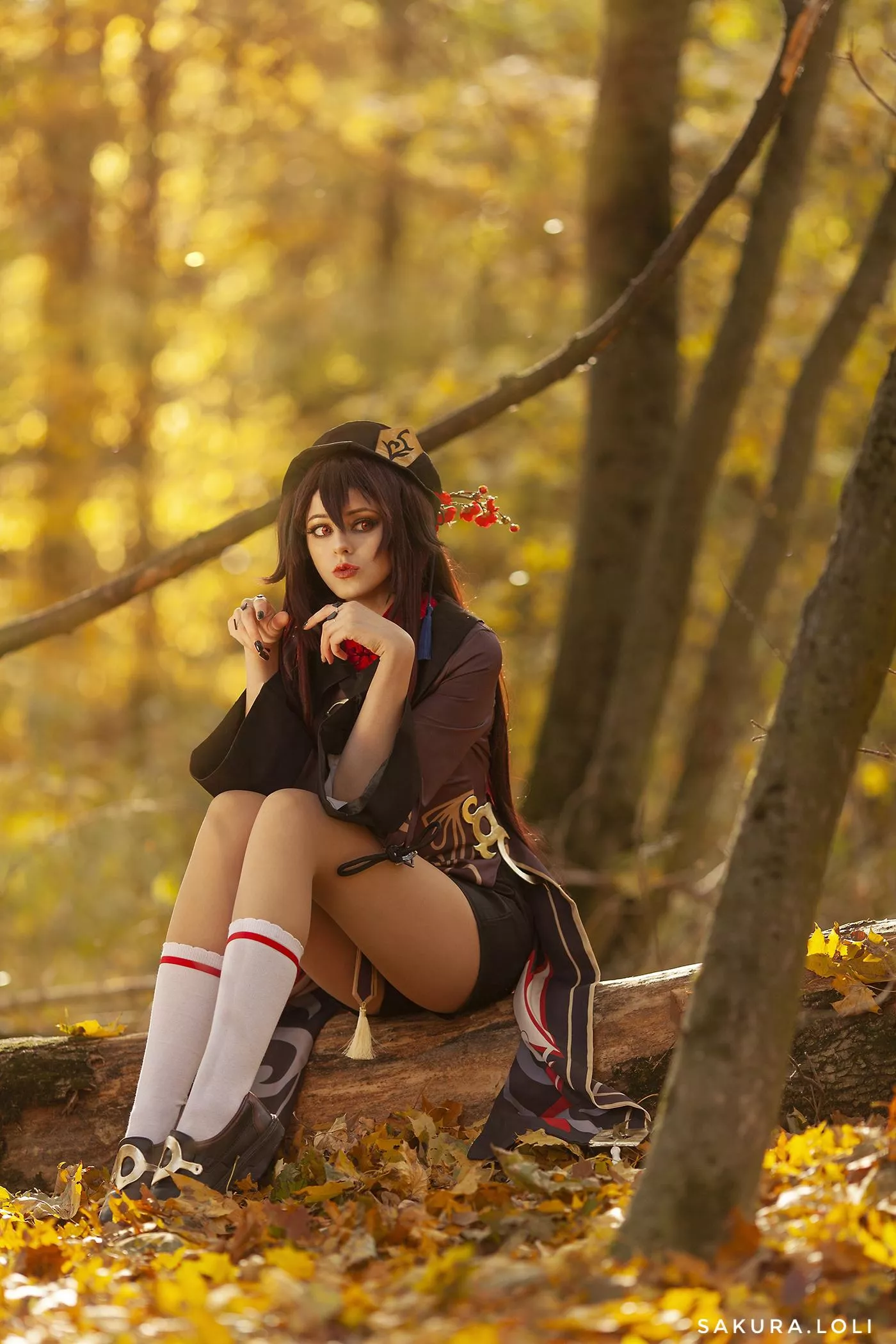 [self] Hu Tao cosplay by Sakura Loli