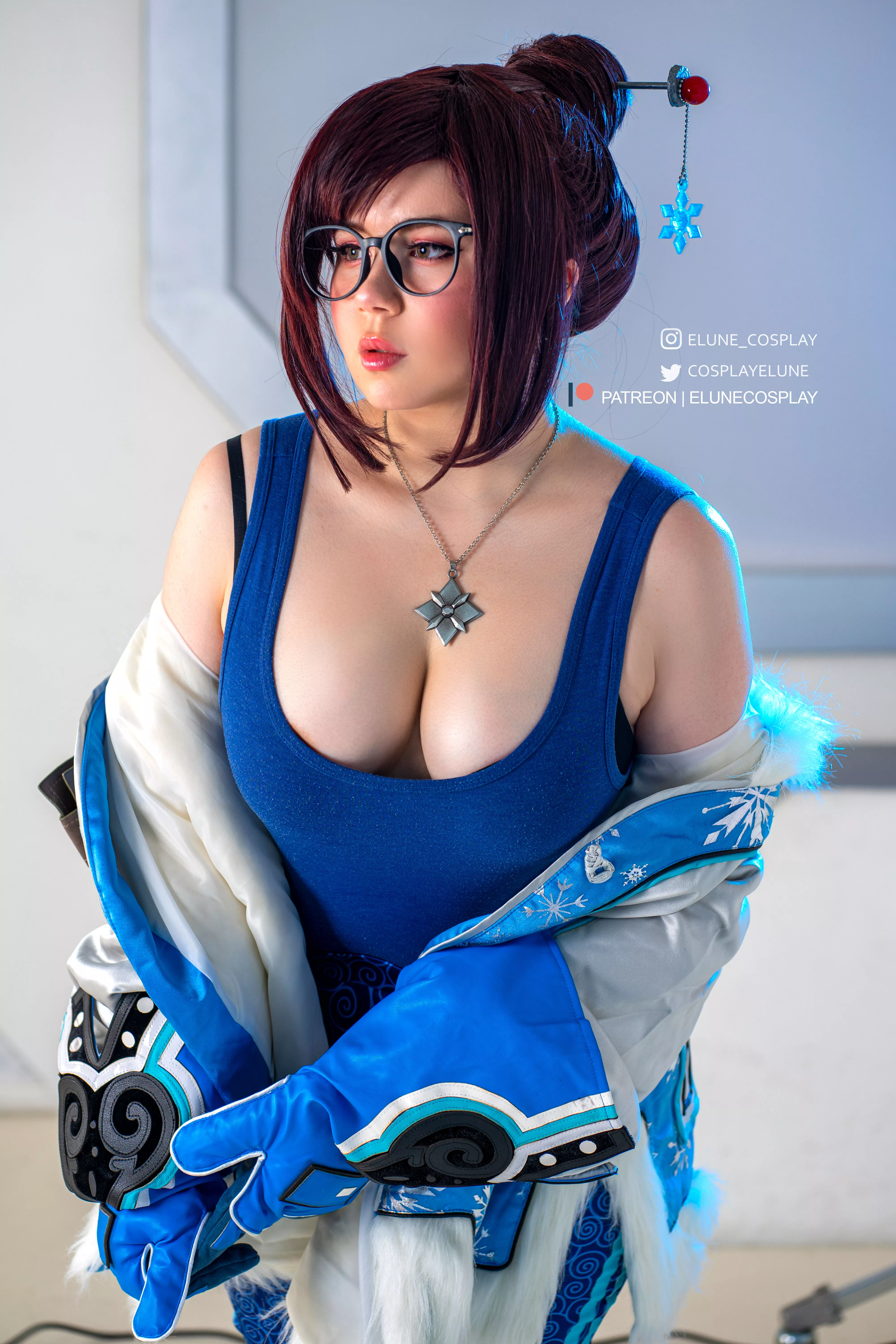 [self] Mei from Overwatch by Elune_cosplay