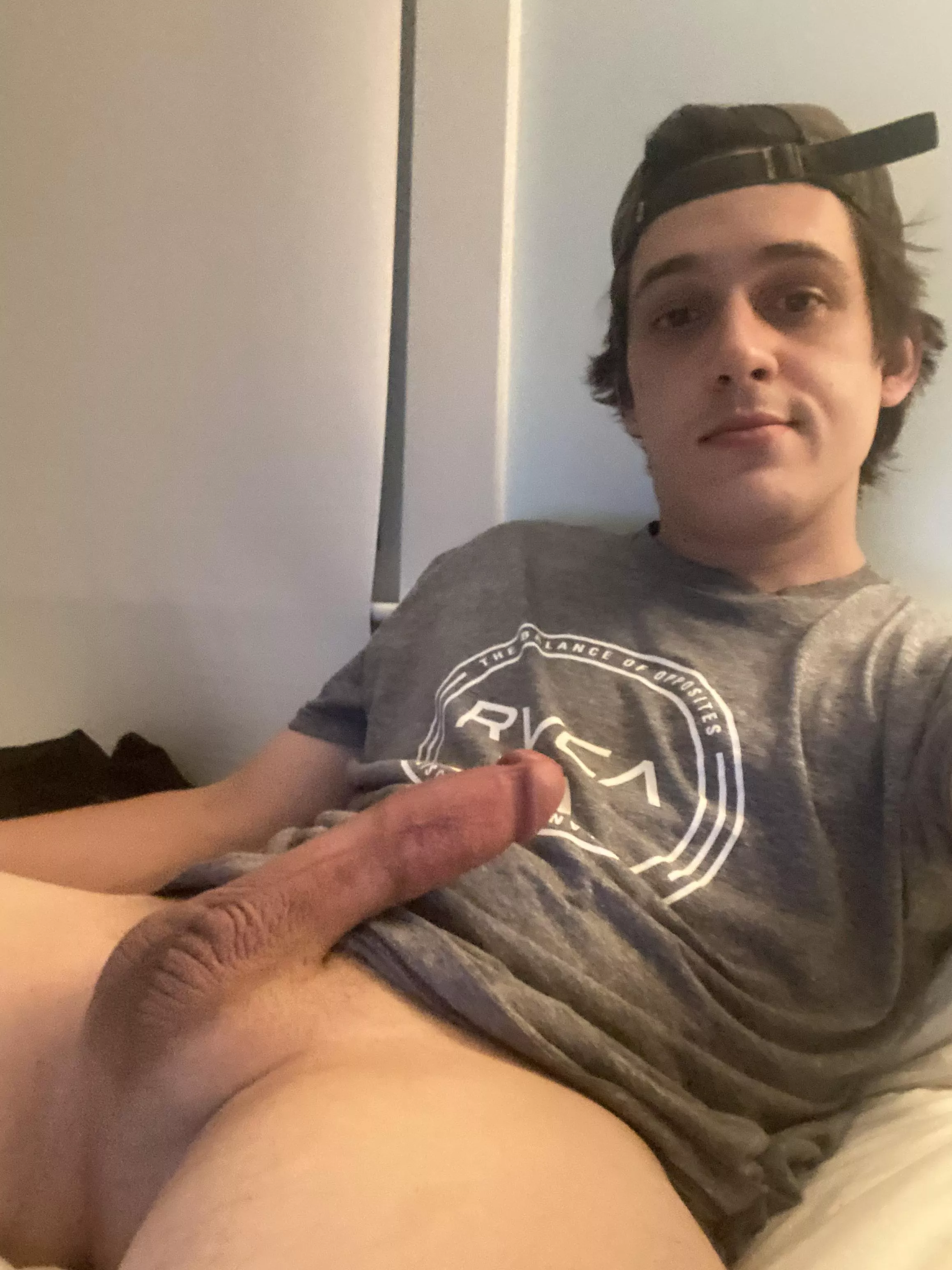 Selfie with my hard cock