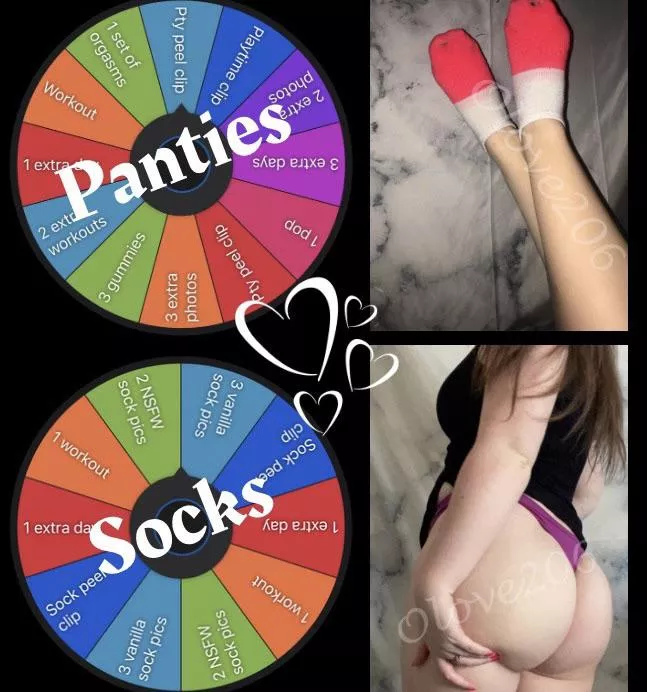 [selling] PTY & SOCK SALE- This is a good time to try me out if you’ve been undecided ✨ask about my bundle & ordering forms ✨kik @LivL206