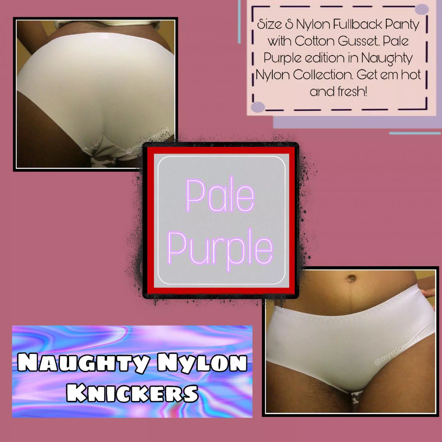 [selling] Size S Nylon panties that fit me so snuggly. They’re sure to smell like me when you receive them! Add ons are available! 🐱💋