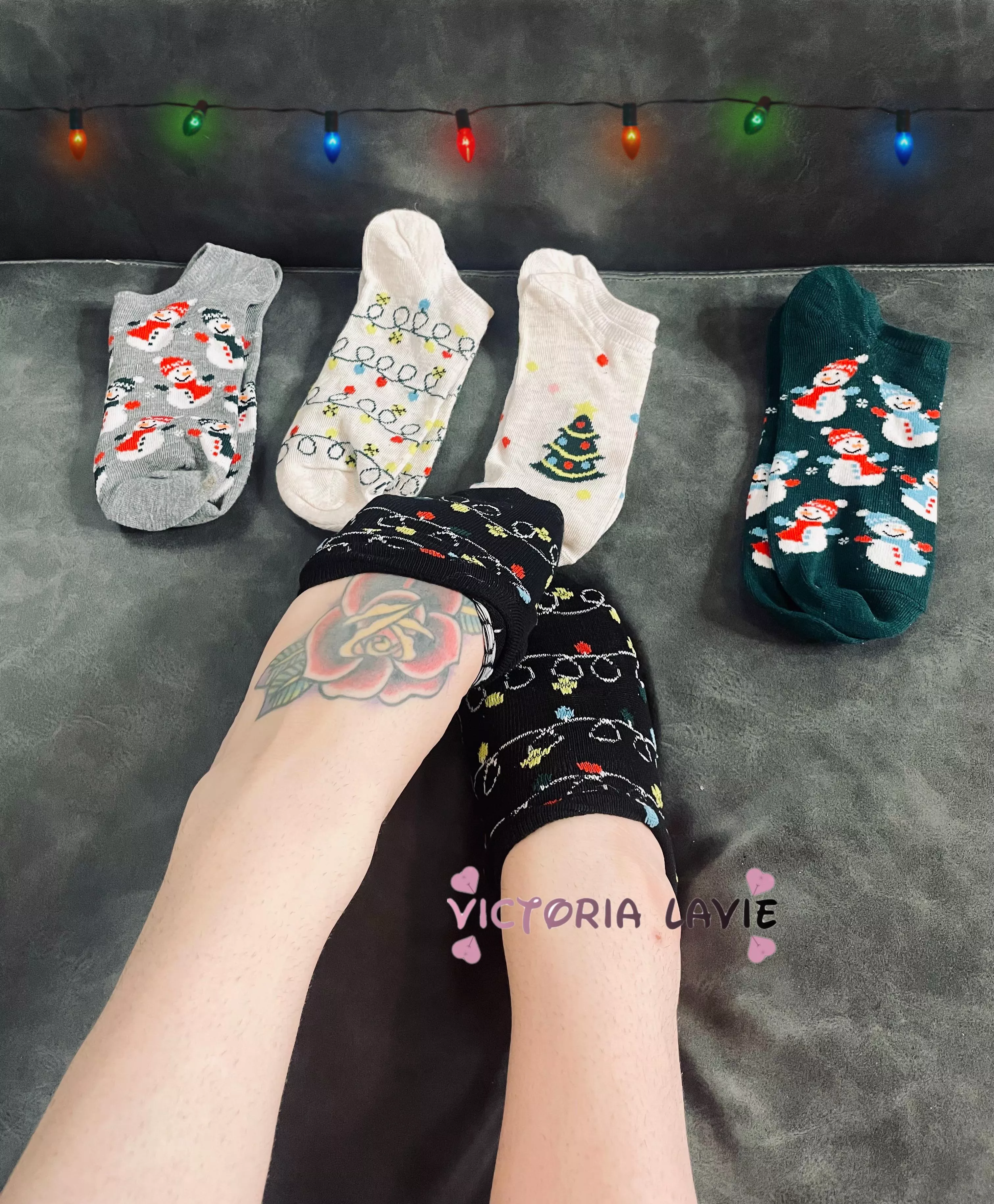 [selling] 🎀TS Victoria🎀 1,2,3 day wear! Stinky 🎄 Christmas 🧦socks. $25 plus shipping 💌kik: tsvictoriaxoxo