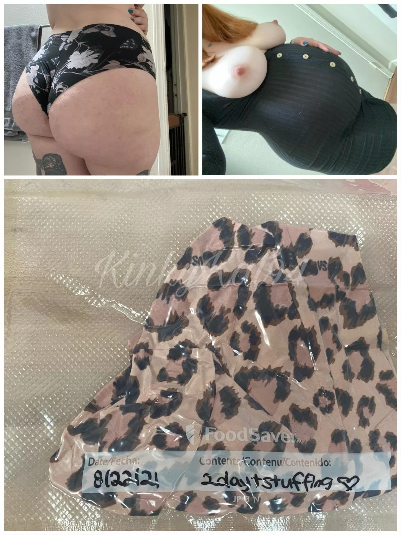 [Selling] [US] 44 days or less to get your own pair of vacuum sealed Creamy pregnancy panties!🤰👅 Link to drawer and pricing for add ons in comments👙Kik xredheadbeautyx to buy or Telegram xkatastrophic