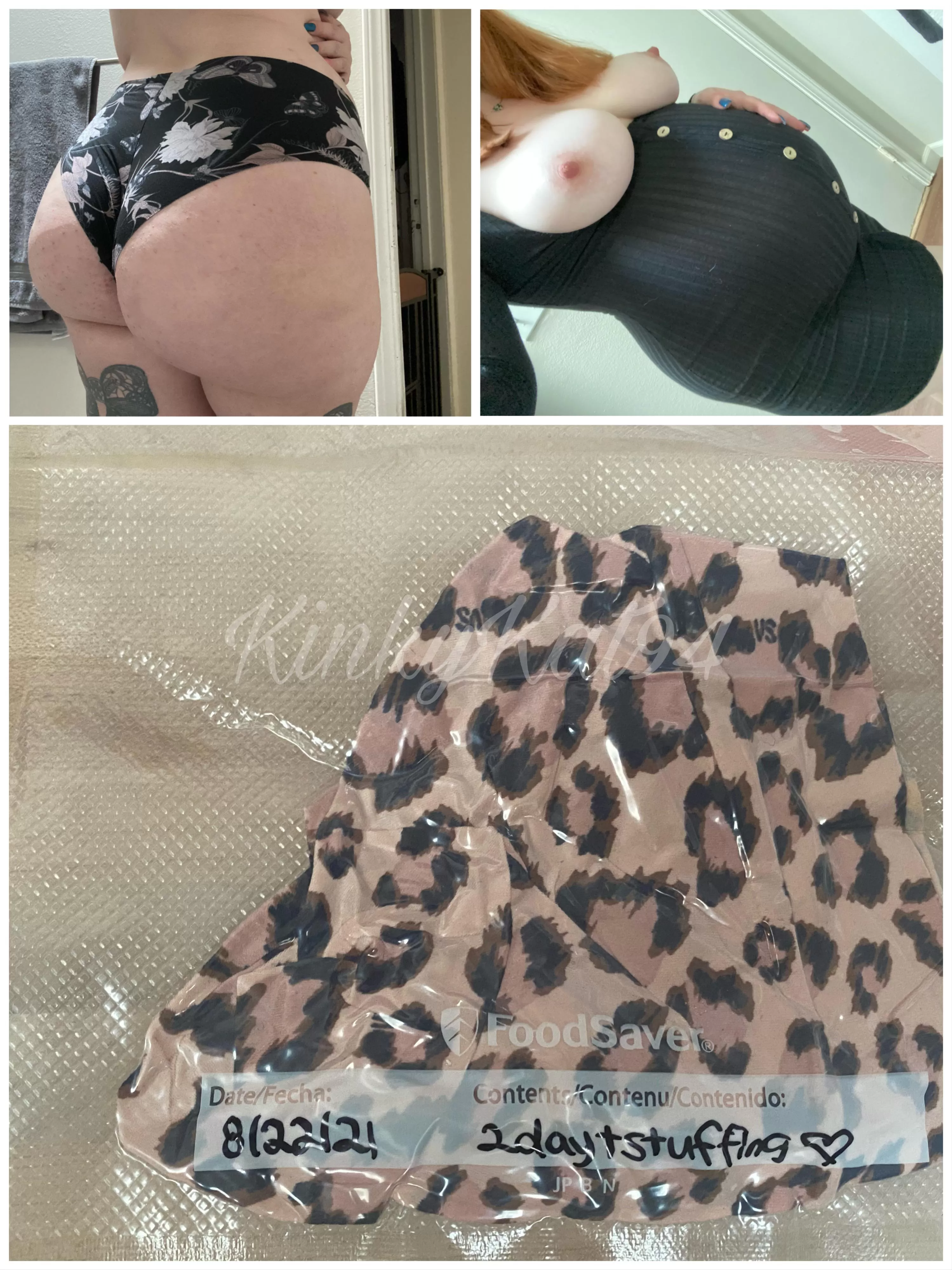 [Selling] [US] 47 days or less to get your own pair of vacuum sealed Creamy pregnancy panties!🤰👅 Link to drawer and pricing for add ons in comments👙Kik xredheadbeautyx to buy or Telegram xkatastrophic