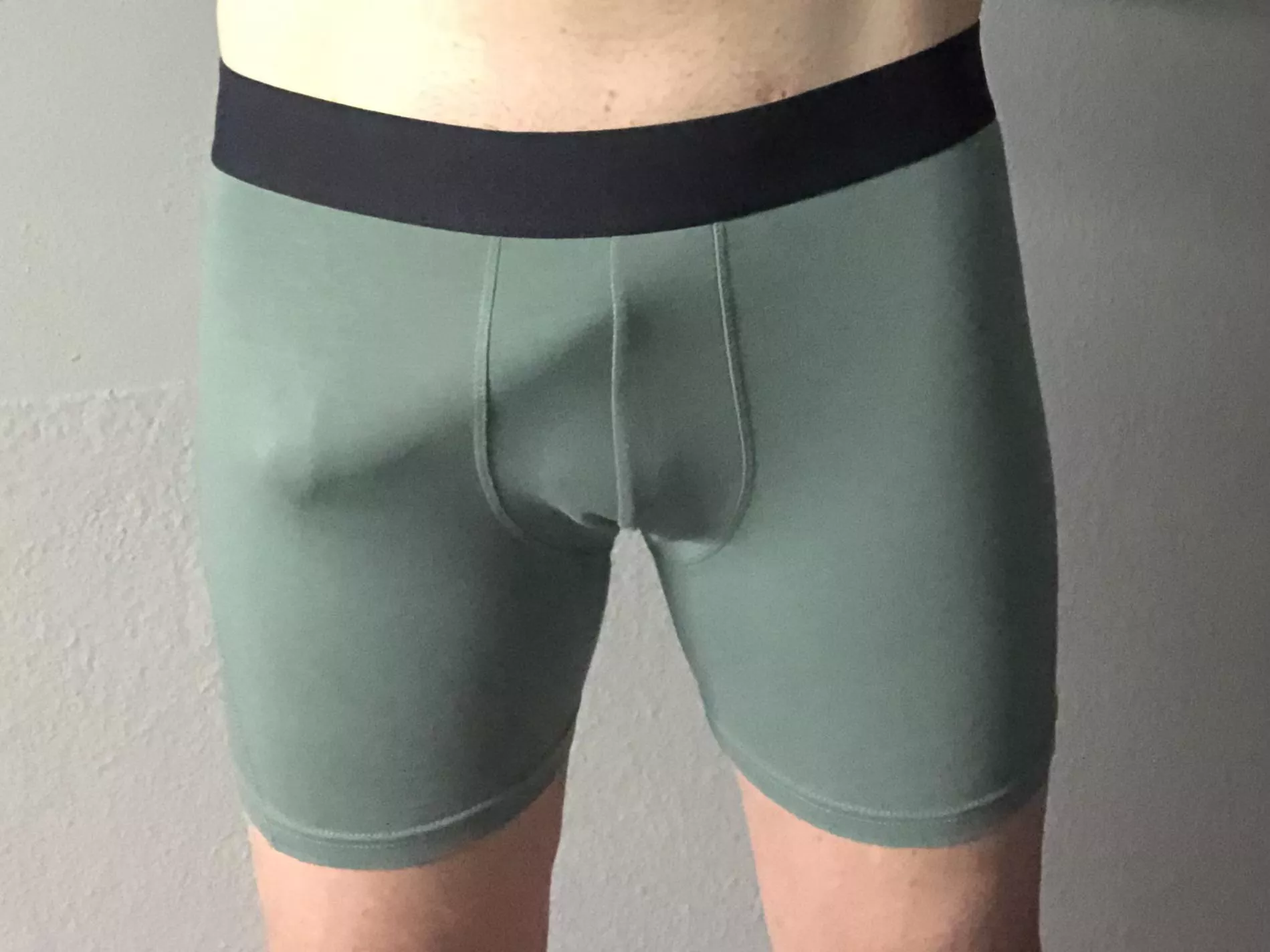 Semi hard bulge before bed