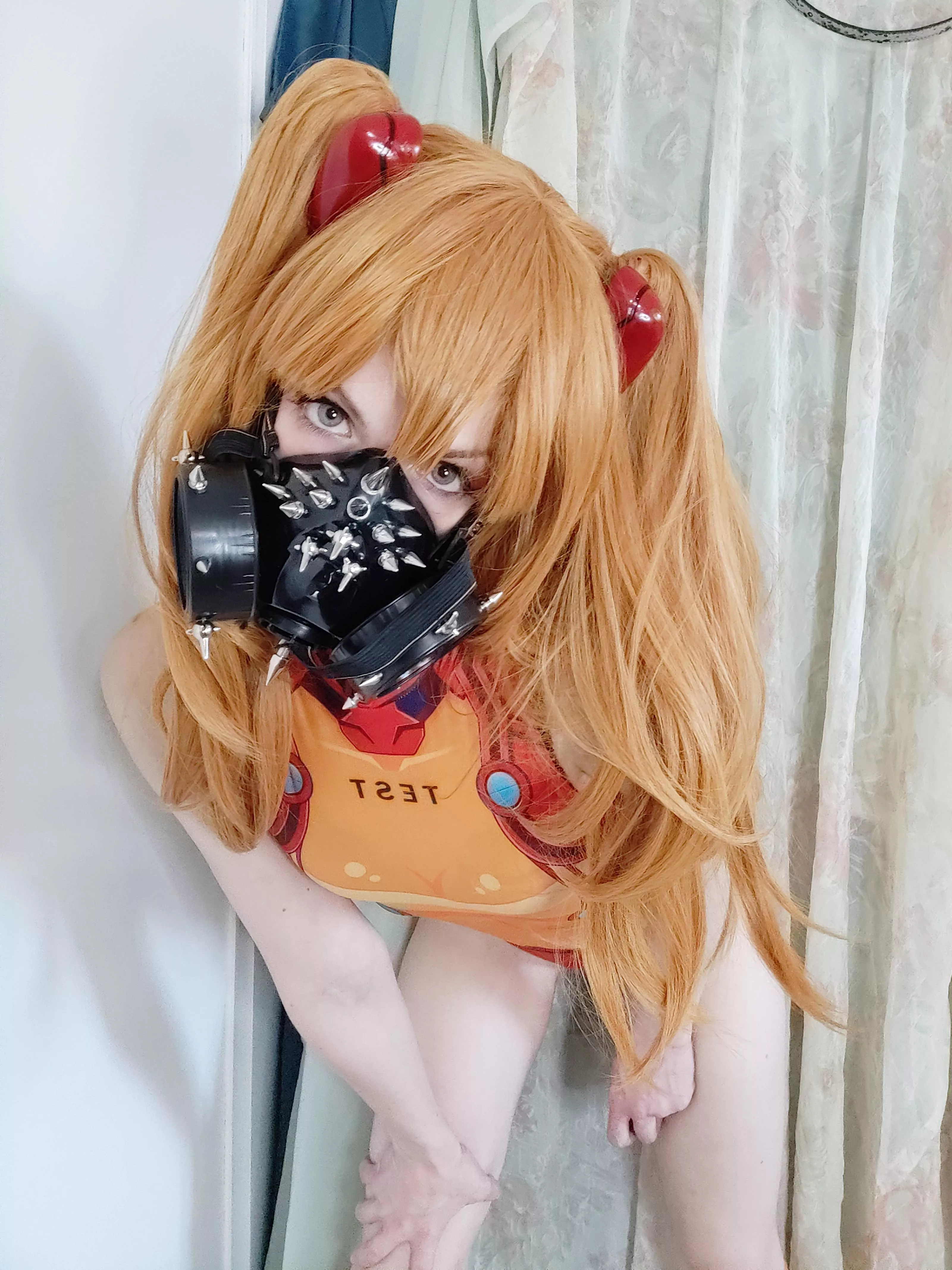 Sexy alternative Asuka Langley cosplay 😈❤️🍑