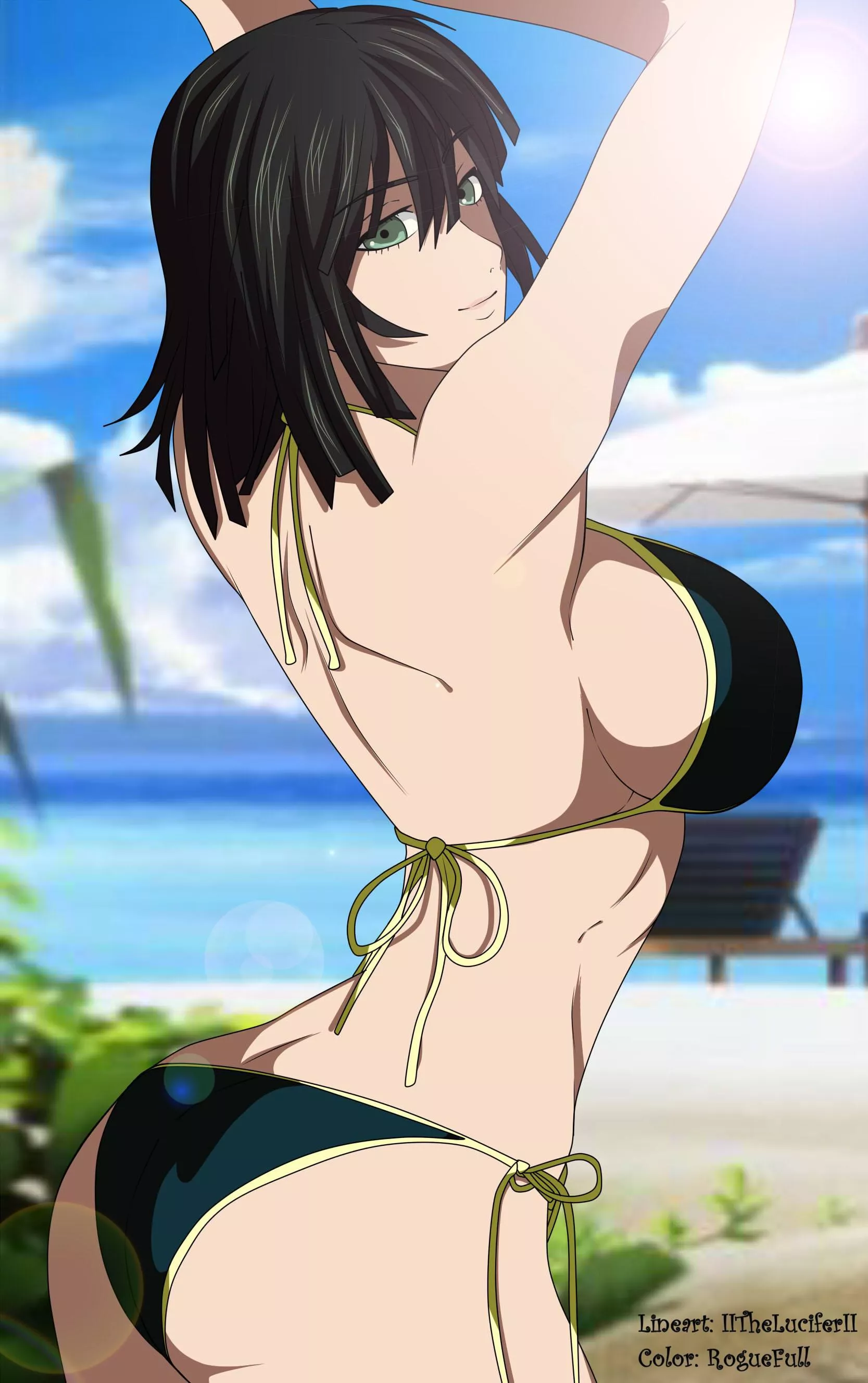 Sexy Beach Body Babe (Fubuki, One Punch Man)