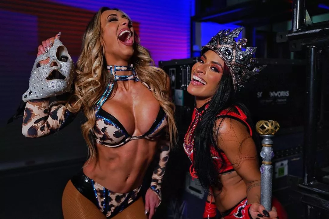 Sexy Carmella and Queen Zelina 🥵