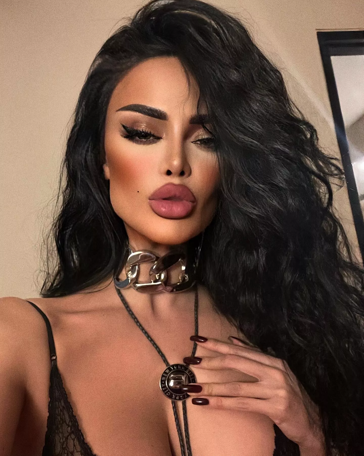 Sexy pout of Nita Kuzmina