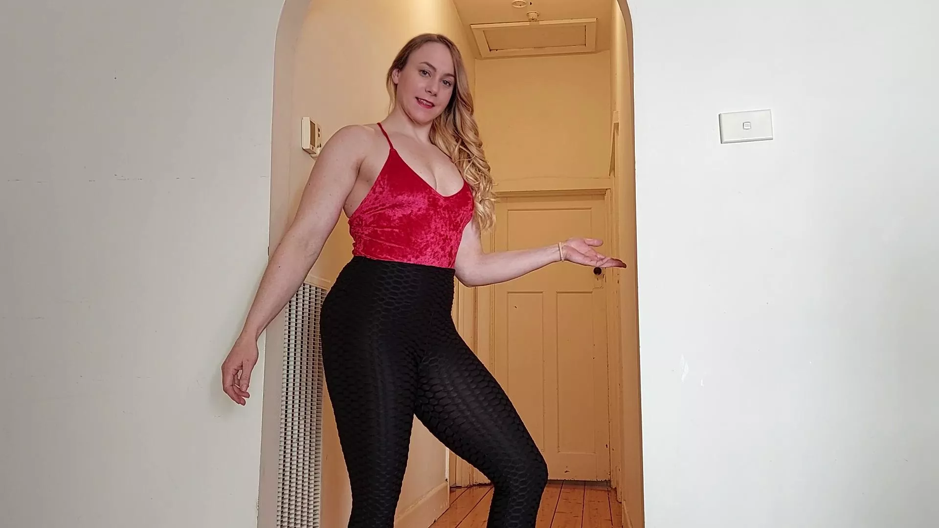 Sexy tight leggings make me feel naughty