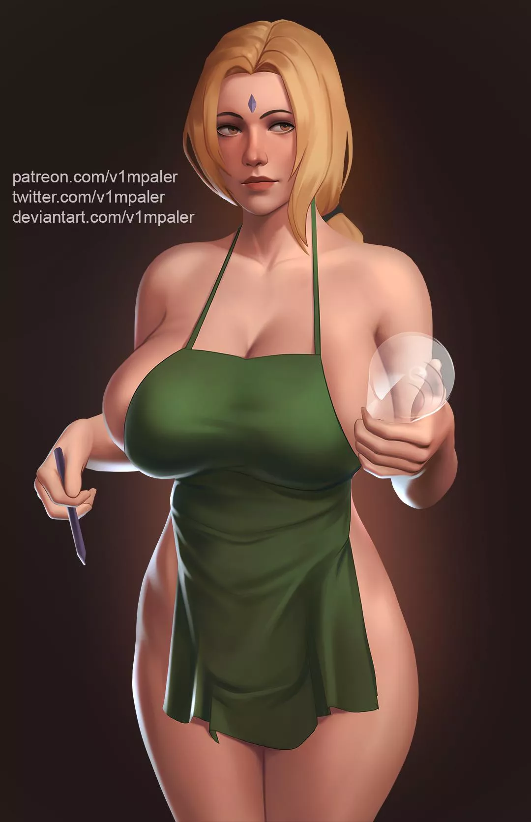 Sexy Tsunade as barista?