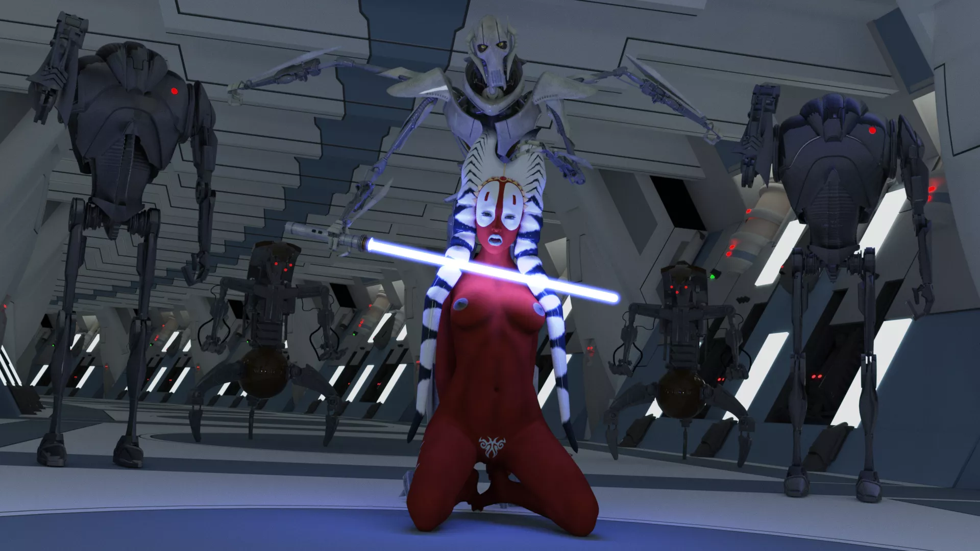 Shaak Ti is in a bit of a sticky situation... (AlexBridger)