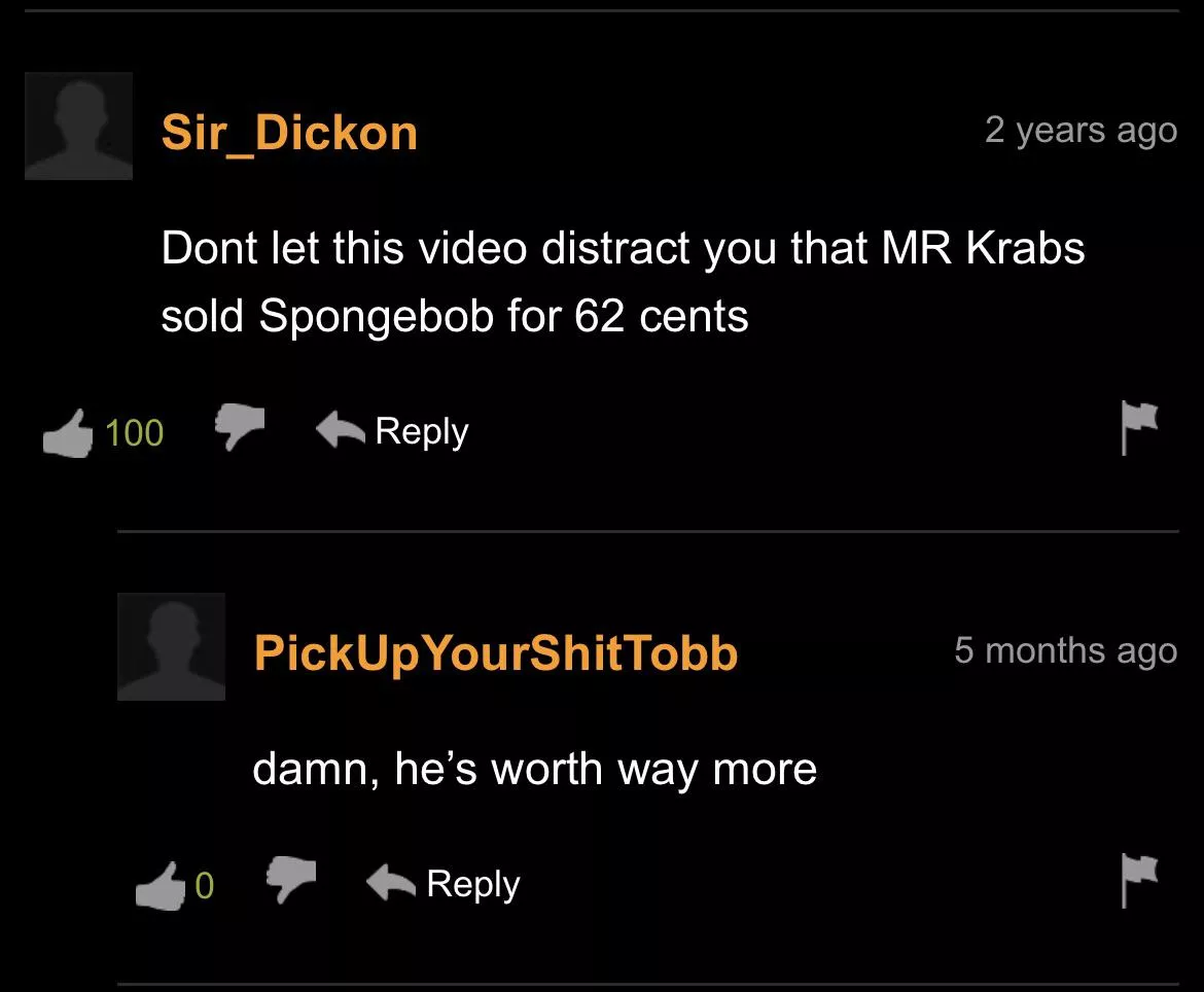 Shame on Mr. Krabs