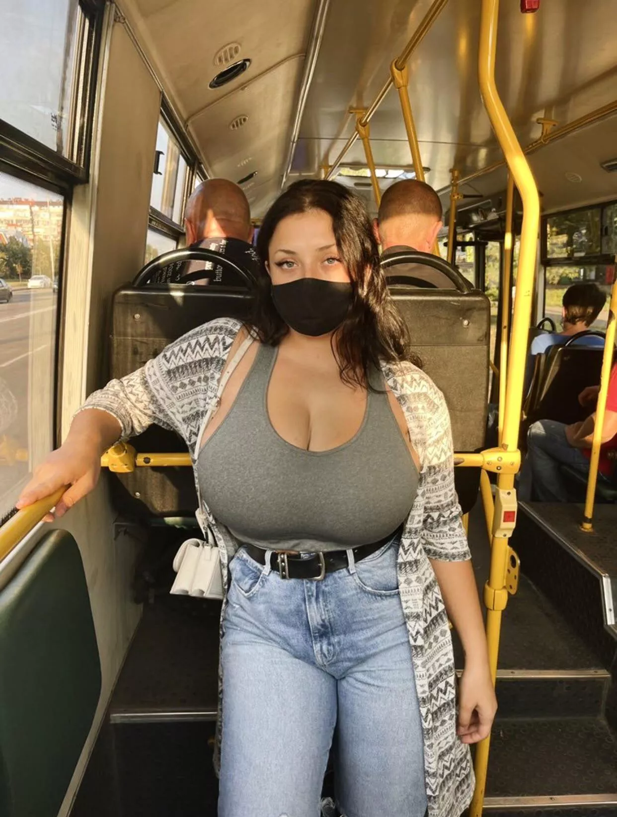 She can afford the whole bus if she wants to